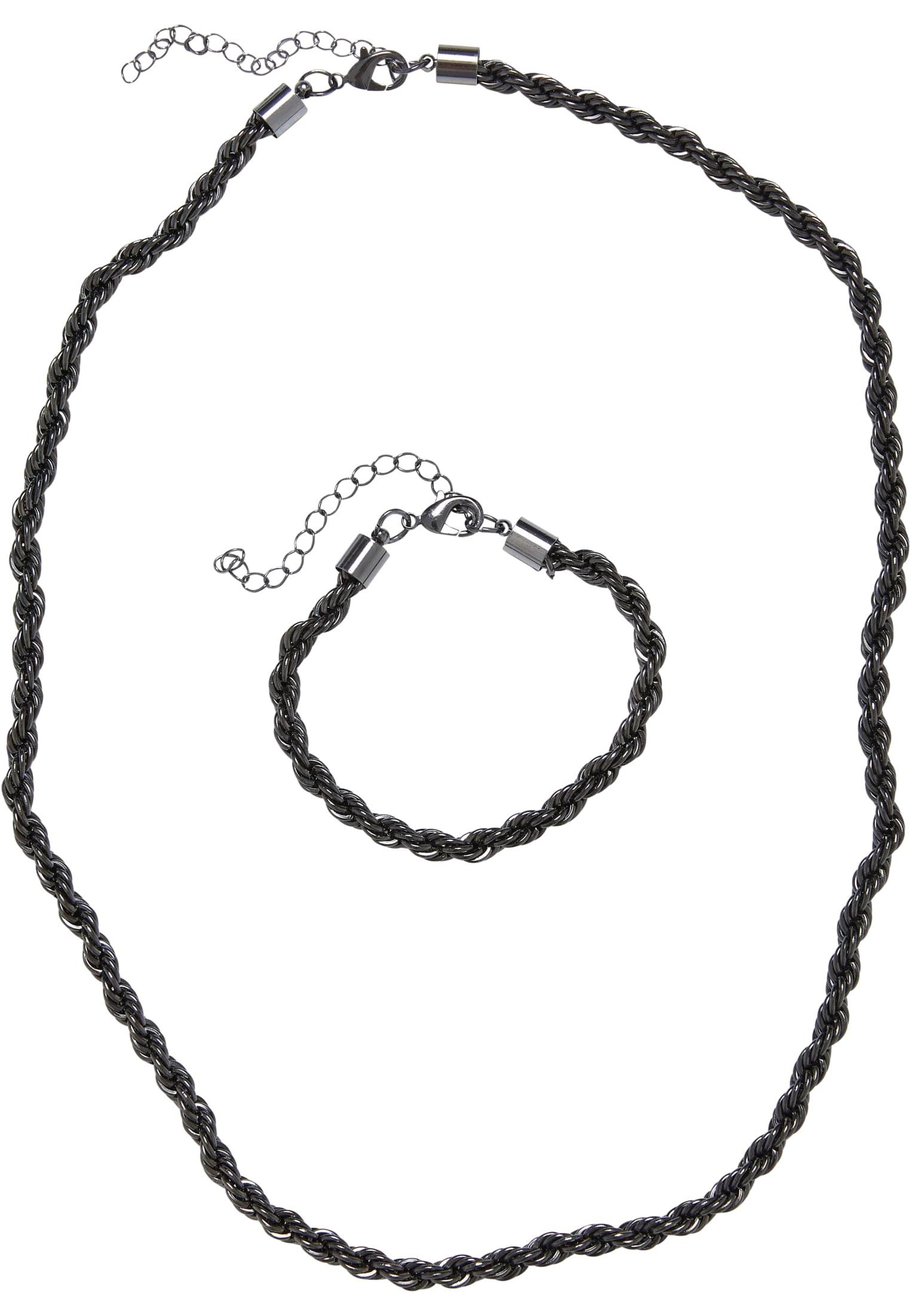 URBAN CLASSICS Schmuckset Accessoires Charon Intertwine Necklace And  Bracelet Set (1-tlg)