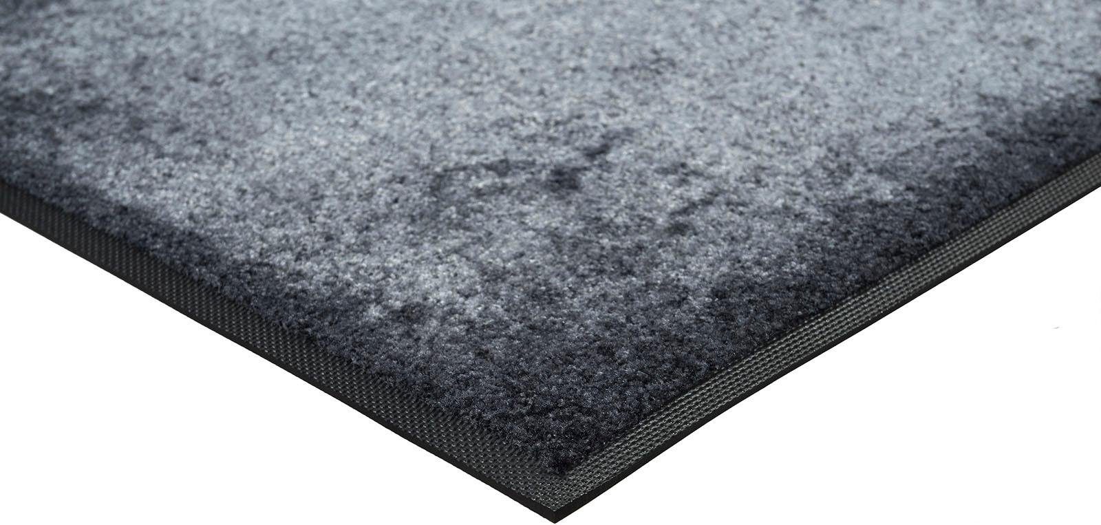 wash+dry by Kleen-Tex Teppich Shades of Grey, rechteckig, Höhe: 7 mm, rutschhemmend, waschbar, Wohnzimmer – Bild 5 von 5