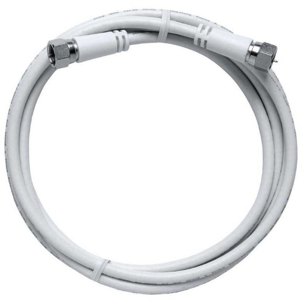 axing Axing SAT Anschlusskabel [1x F-Stecker - 1x F-Stecker] 3.50 m 85 dB W SAT-Kabel, (350.00 cm)