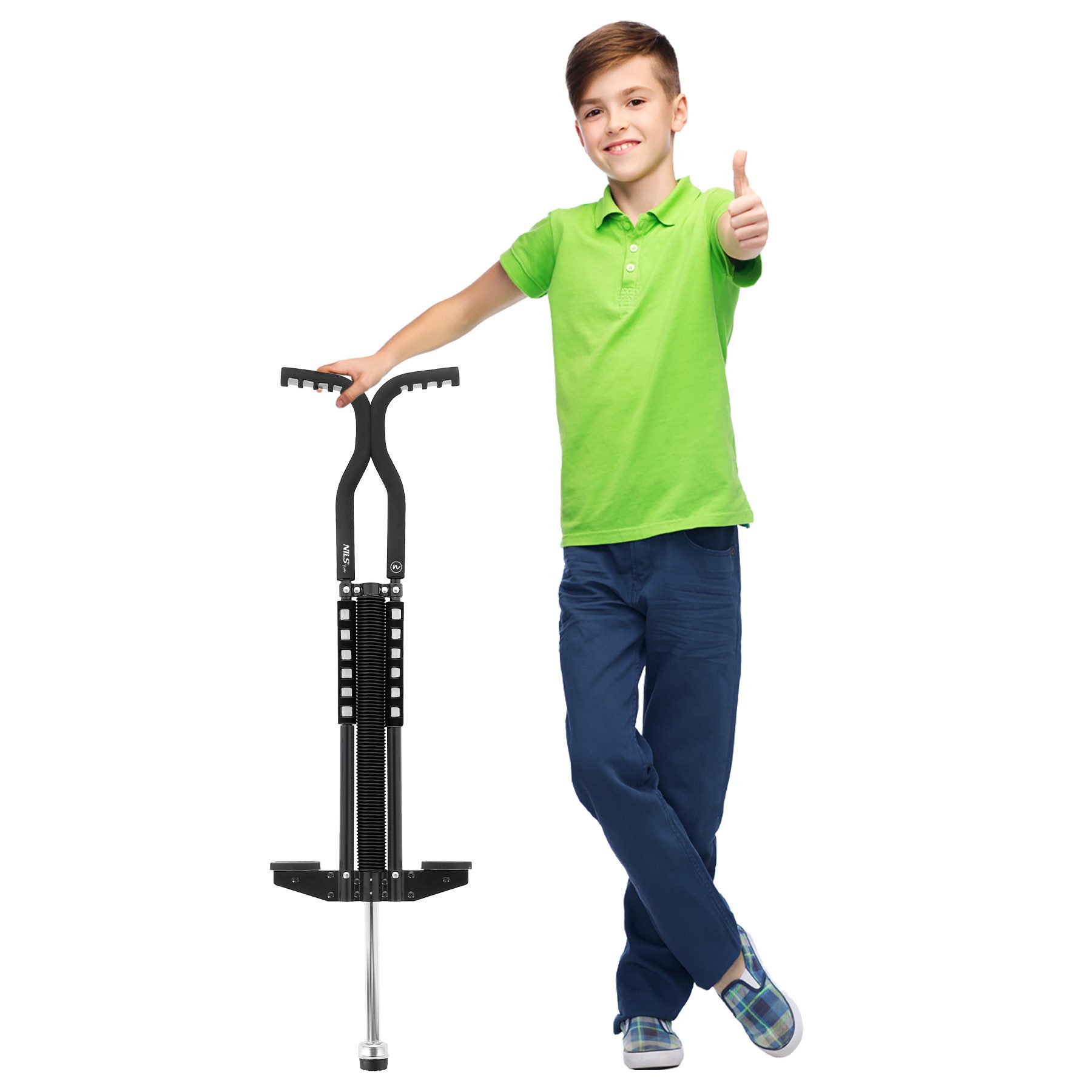 NILS FUN Hüpfspielzeug Hüpfstange Sprungstange Jump günstig online kaufen