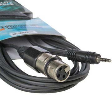 keepdrum keepdrum MC-008XJ 3m XLR Female - 3,5mm Miniklinke Audio-Kabel