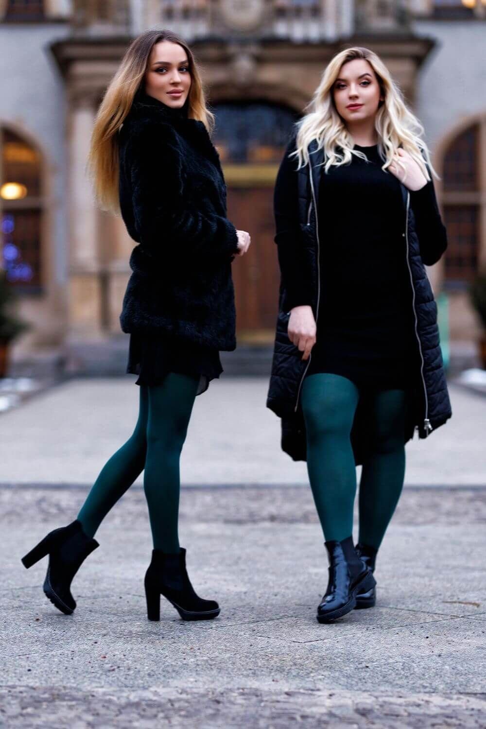 Aurellie Strumpfhose - Blickdicht und warm 60 Den Mikrofaser Strumpfhose - ohne Muster 60 DEN aus hochwertige Material, perfekt für vielseitige Anwendung