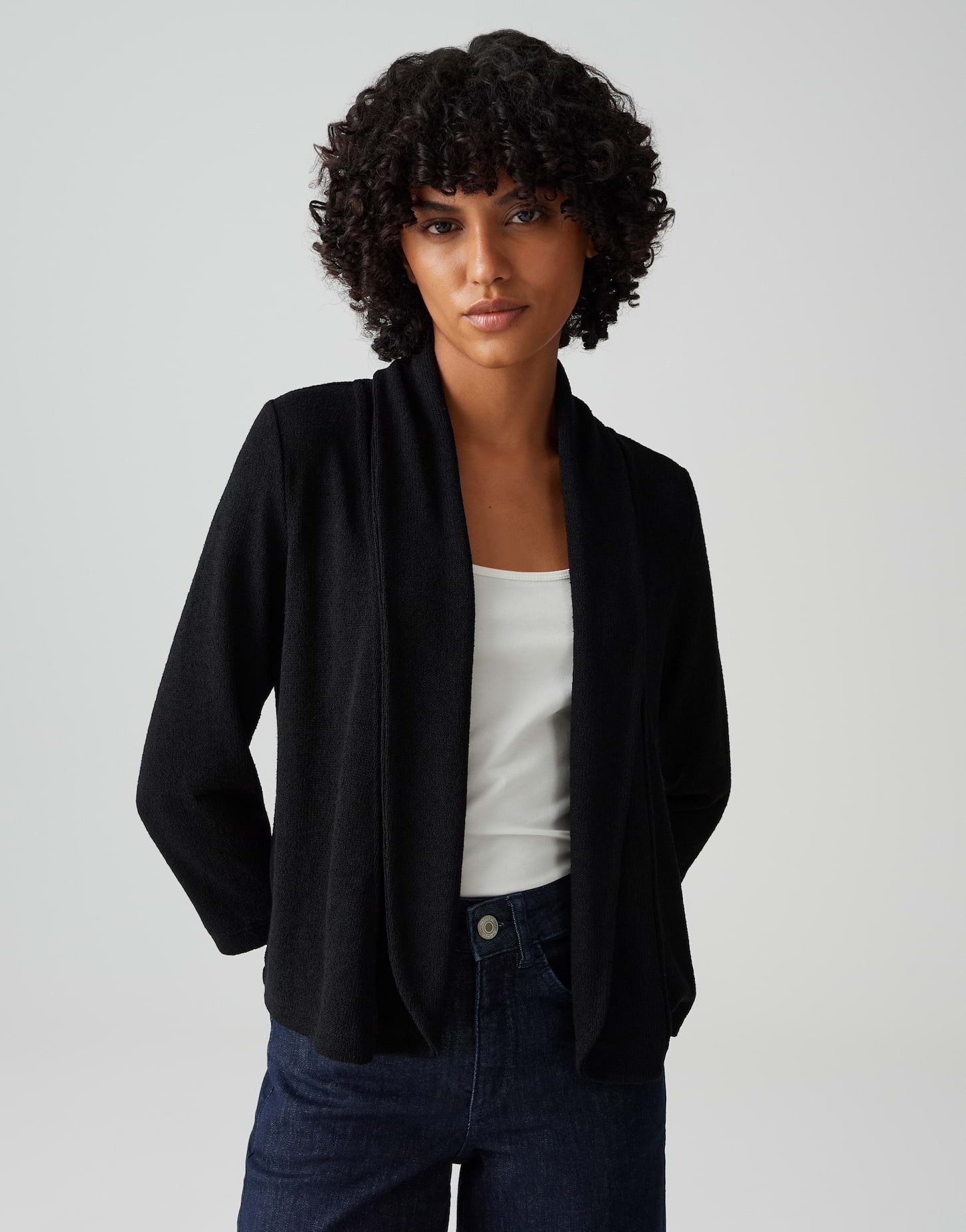 OPUS 3/4-Arm-Shirt SANDRINE BREEZE Regular in Feinstrick Optik günstig online kaufen