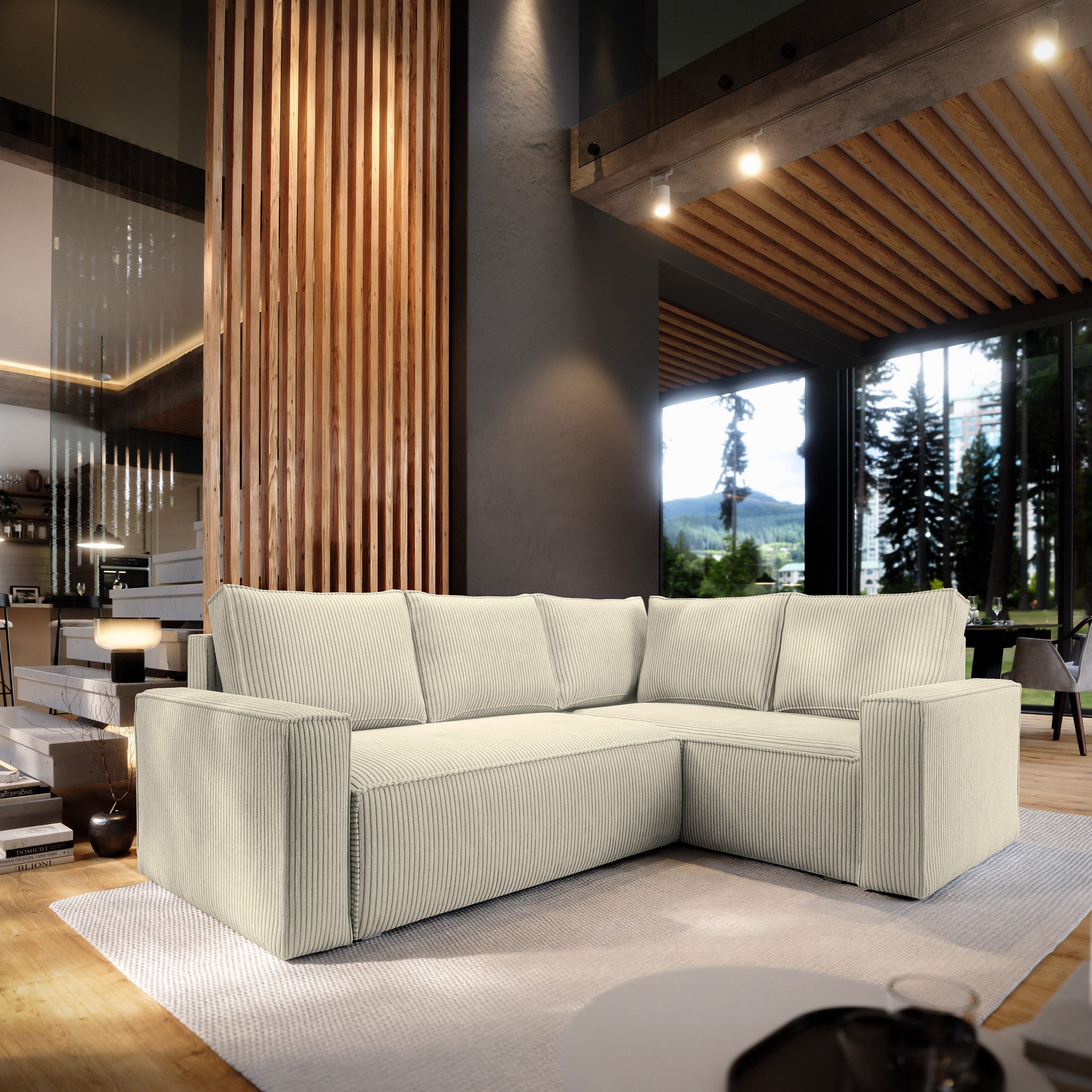 Masseno Ecksofa ESTANO mit Schlaffunktion L-Form, günstig online kaufen