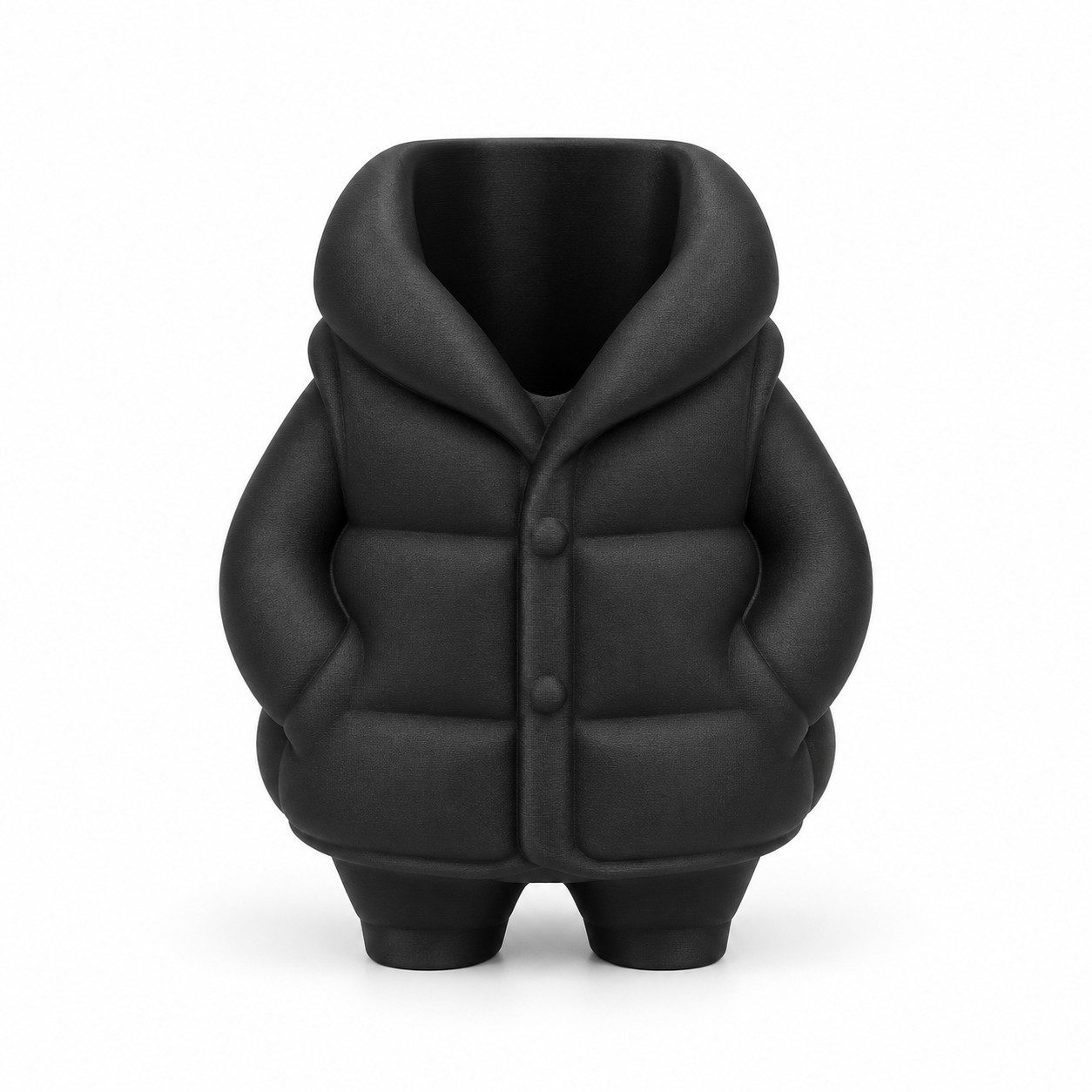 Alpha Electronics Schreibtisch-Organizer Stiftehalter Frauen-Oberkörper Design Pufferjacke (Sparangebot, 1 St., dekorative Stifteaufbewahrung), Moderner Schreibtisch Organizer, Büro Schreibtisch, Homeoffice