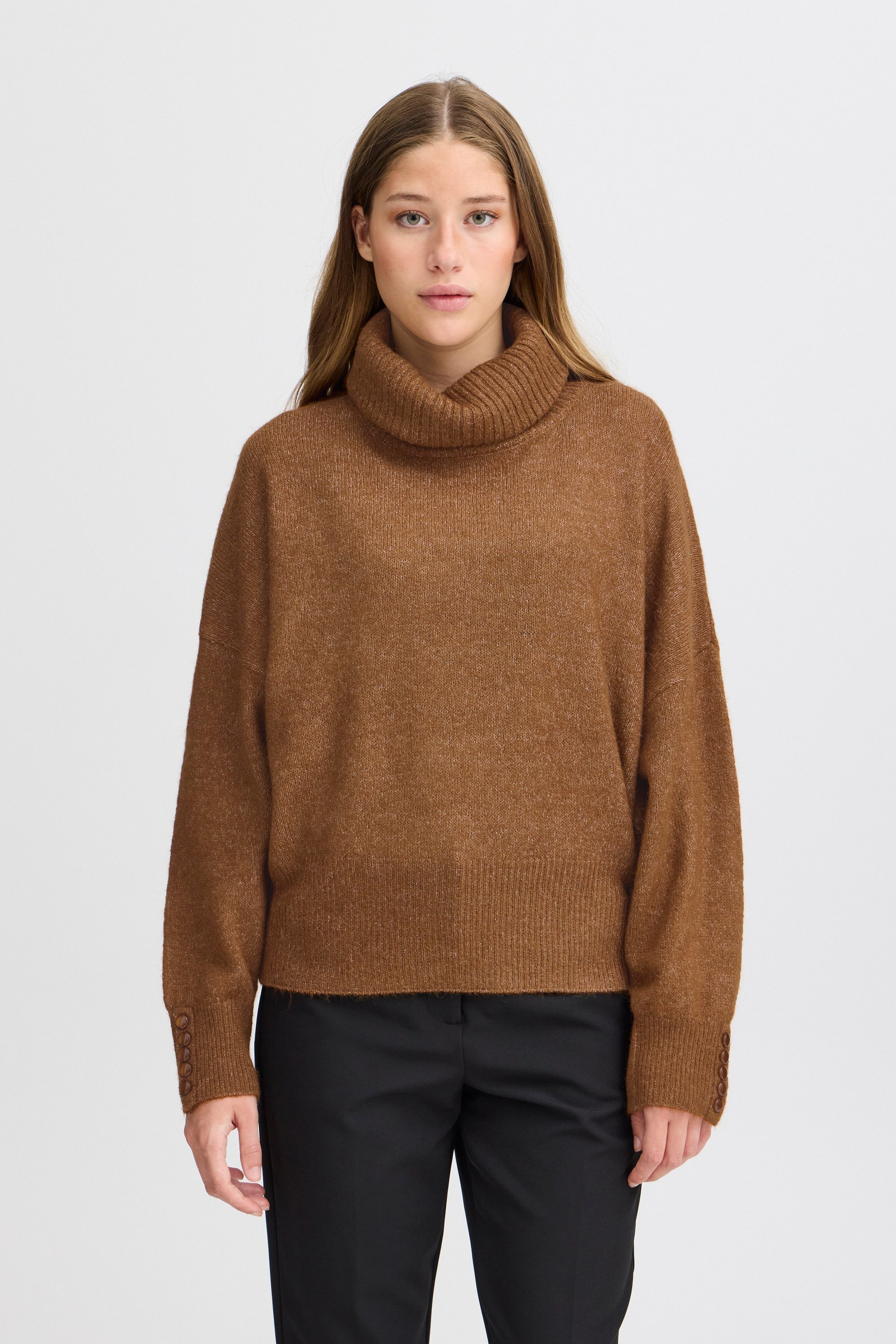 ICHI Strickpullover Strickpullover langarm IHKAMARA