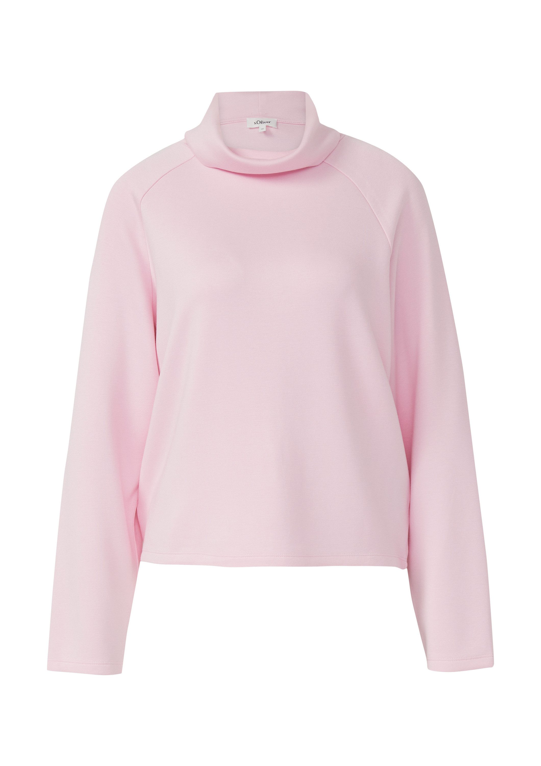 s.Oliver Sweatshirt Sweatshirt Sweatshirt aus Viskosemix im Relaxed Fit