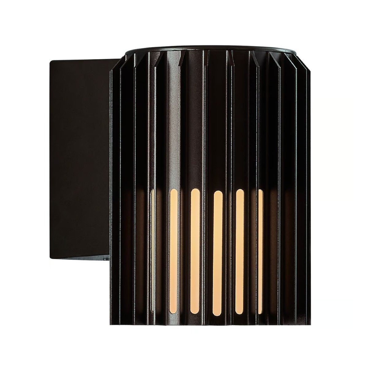 Nordlux Außen-Wandleuchte Aludra, ohne Leuchtmittel, 3 Farben, IP54, Parallelschaltung möglich, gemütliches Downlight