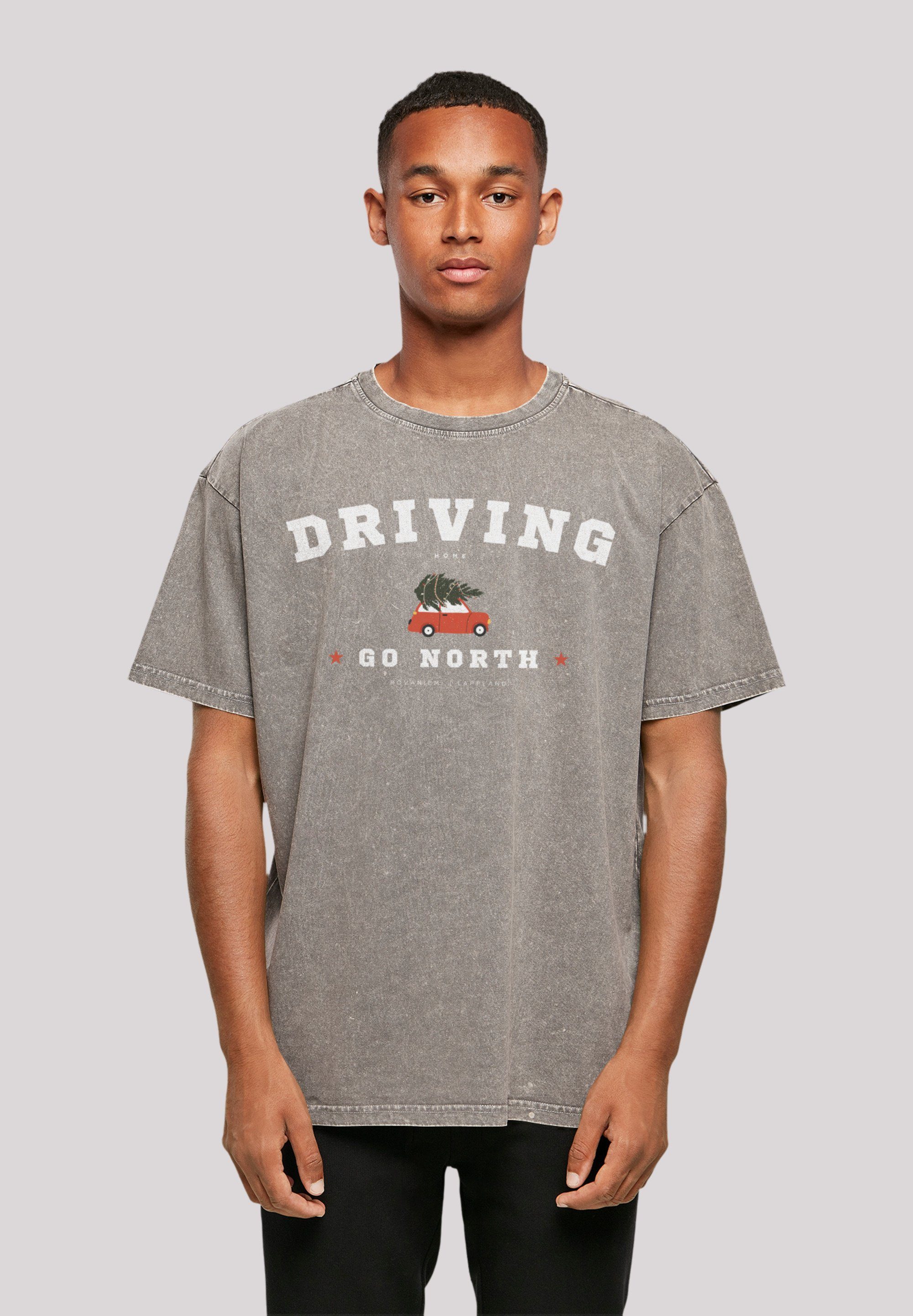 F4NT4STIC T-Shirt Driving Home Geschenk, Weihnachten Weihnachtsdesign mit T- Logo, Shirt Weihnachten