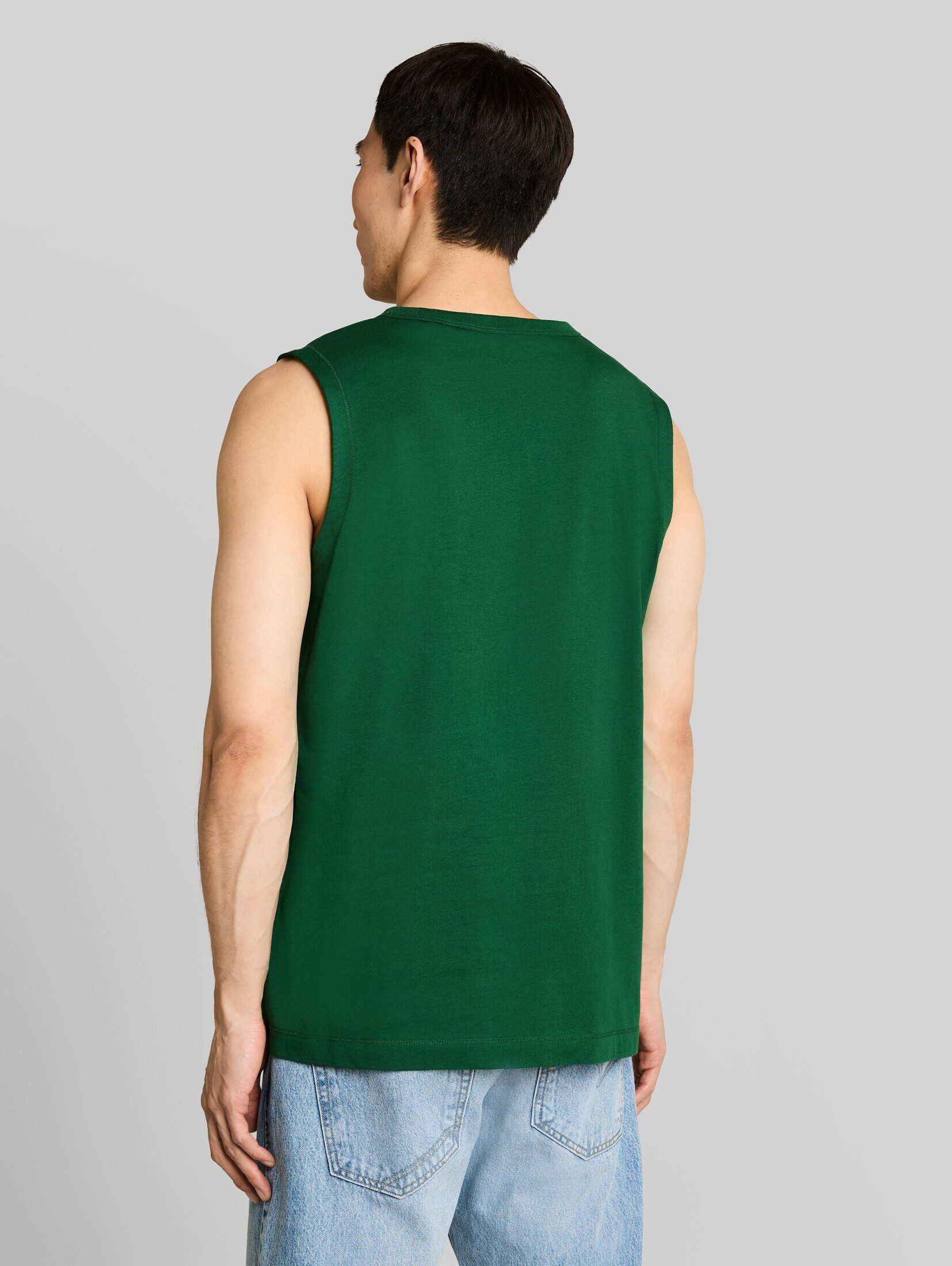 TOM TAILOR Tanktop T-Shirt Tanktop mit Logo-Print
