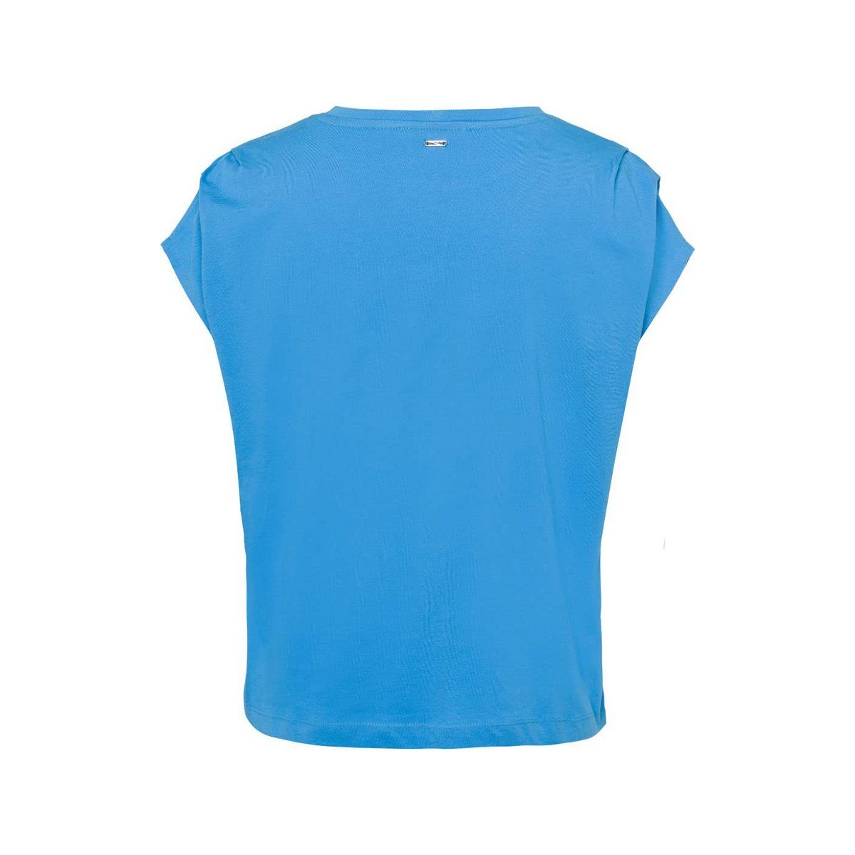 (1-tlg) Blau Rundhalsshirt uni Brax