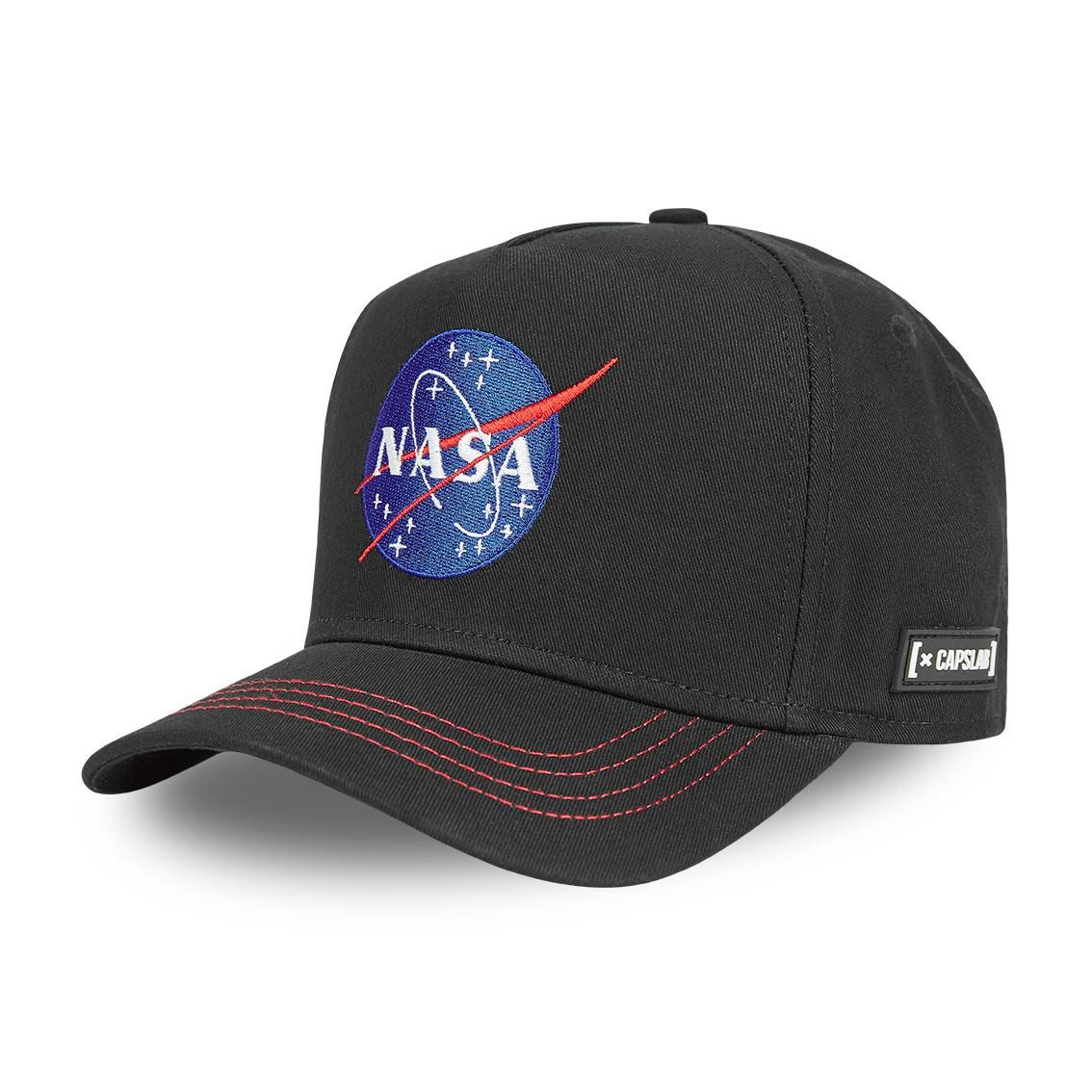 Capslab Trucker Cap CAPSLAB HFT Full Trucker Cap NASA black (Basecap, Trucker Kappe)