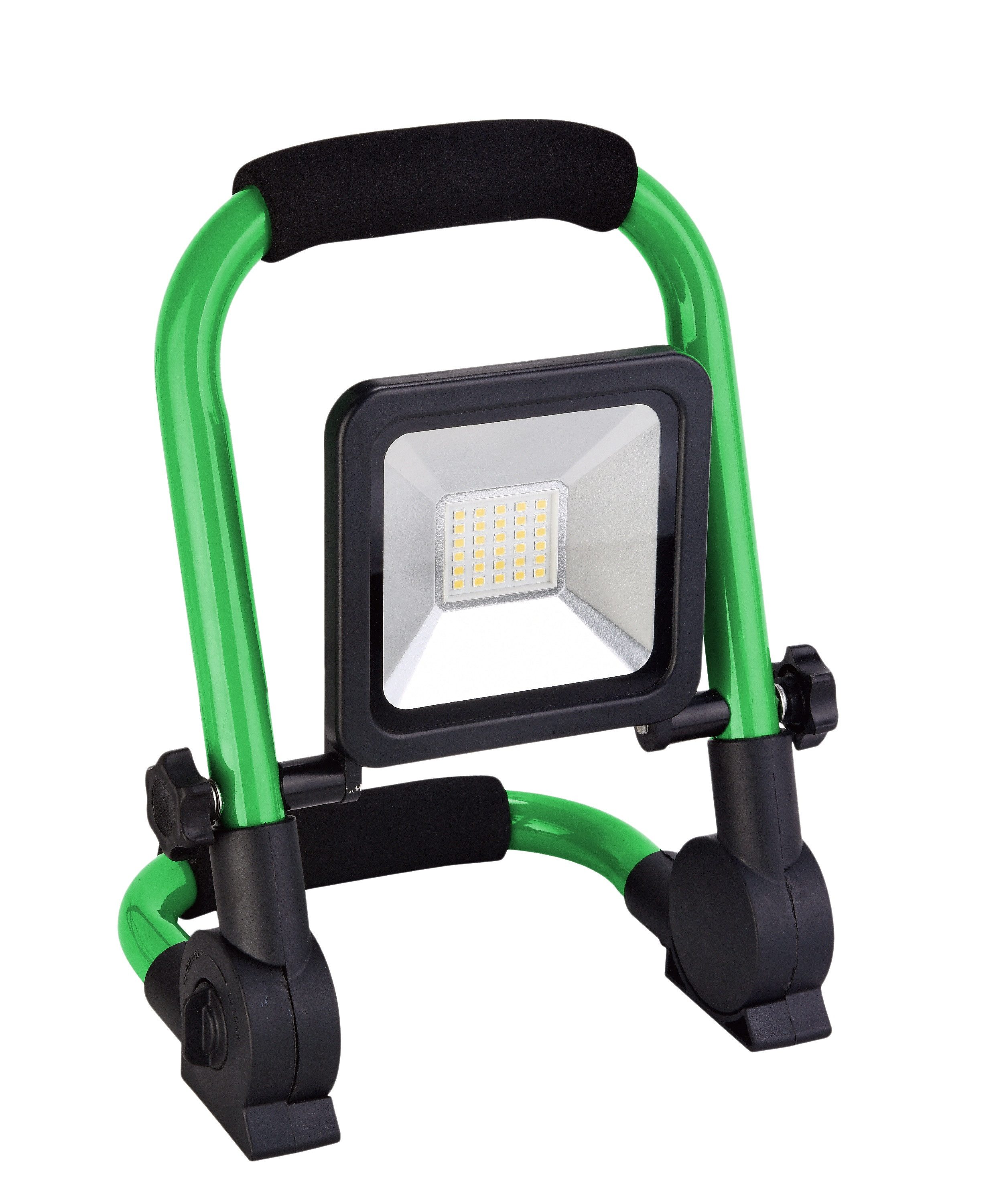 BERG TECTOOL LED Arbeitslicht LED-STRAHLER BCL FOLD LED 20 [230V-EU] - IP65 INKL. FUßGESTELL, LED fest integriert, BCL FOLD LED Strahler, faltbares Fussgestell für den Transport.
