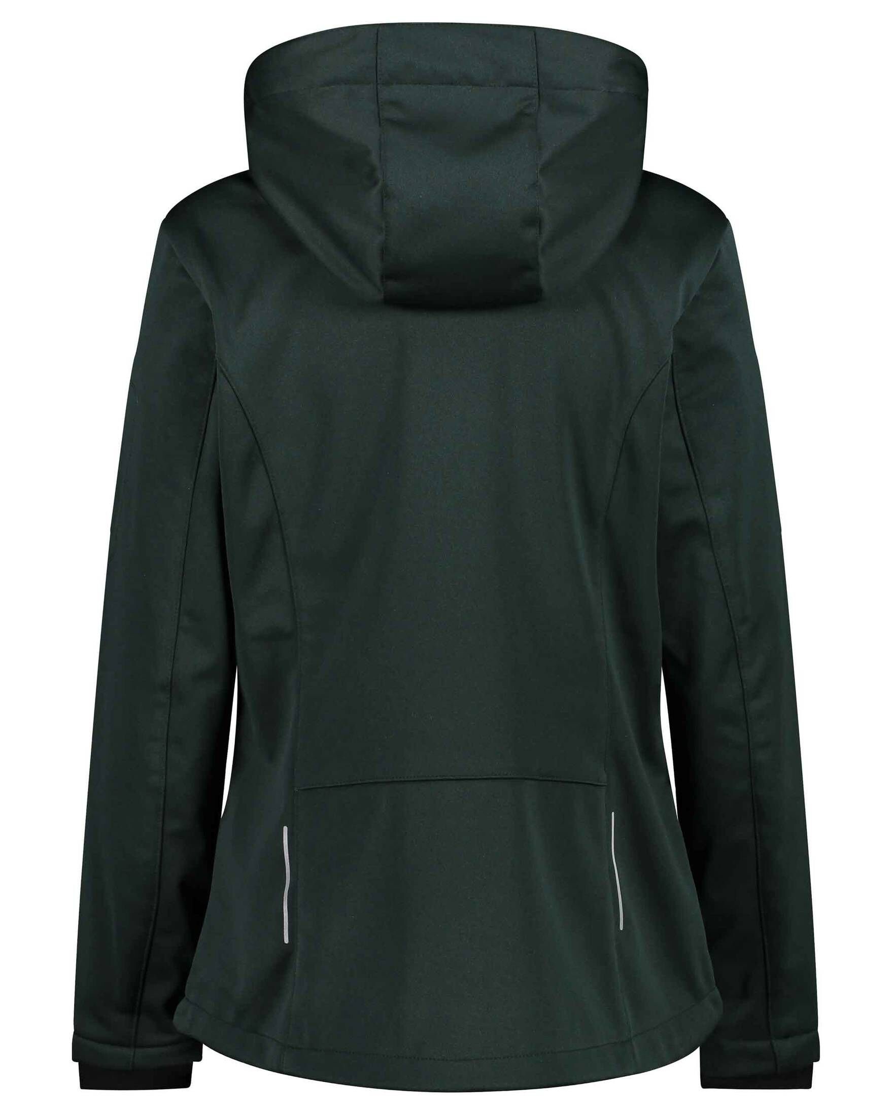 CMP Softshelljacke Damen Outdoorjacke (1-St) (401) dunkelgrün Hood" "Woman Jacket Zip
