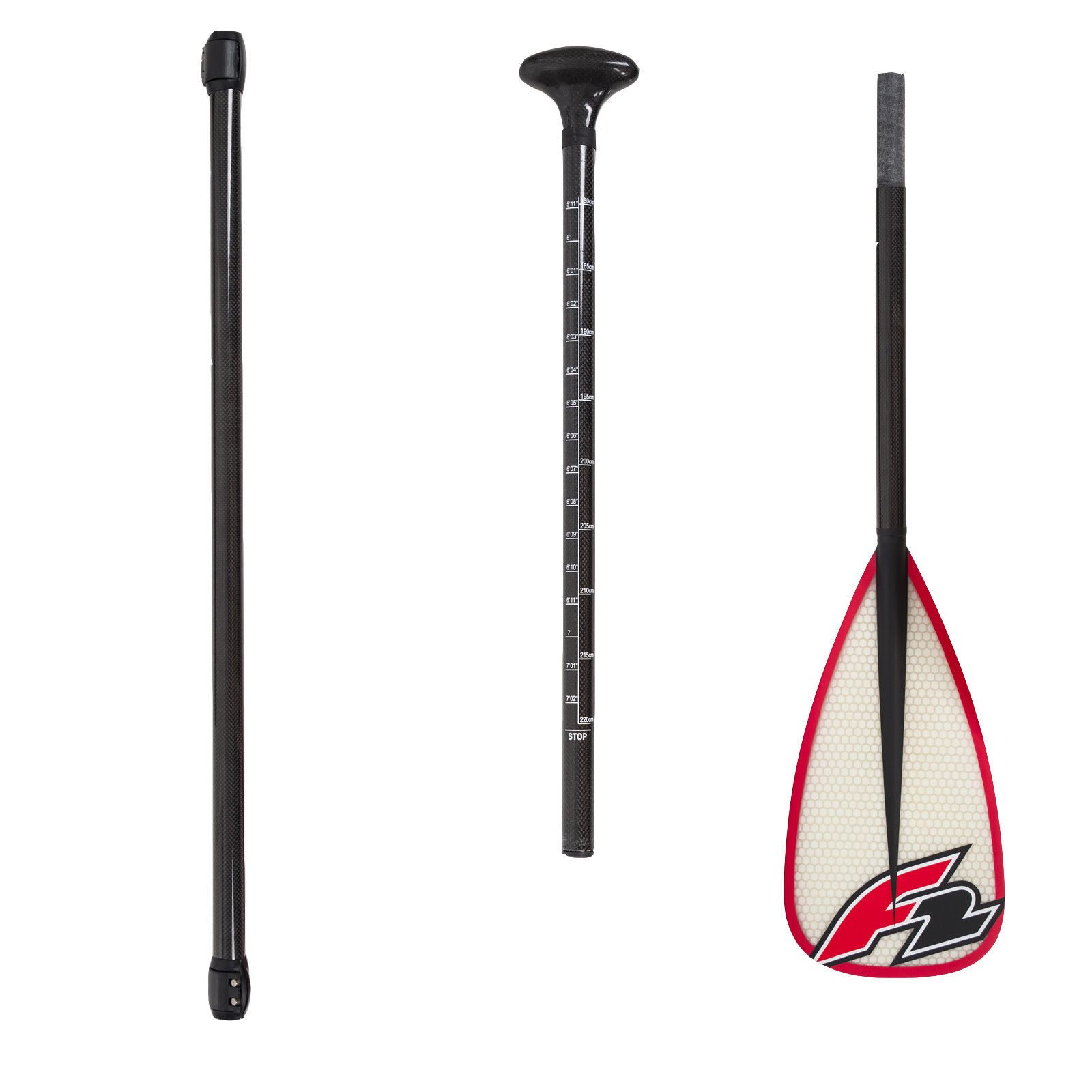 F2 F2 SUP Paddel Honeycomb 3 teilig Weiss 2024/25 SUP-Paddel