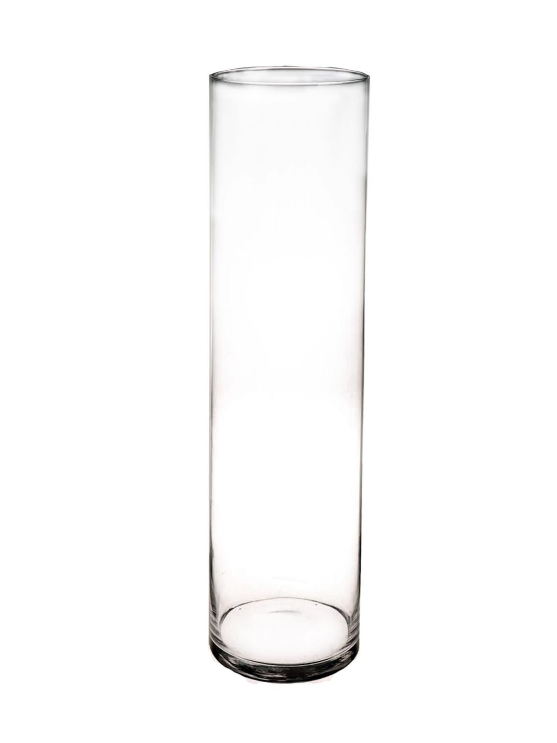 INNA-Glas Bodenvase Große Glasvase Zylinder Sanya AIR, klar, 60cm, Ø15cm