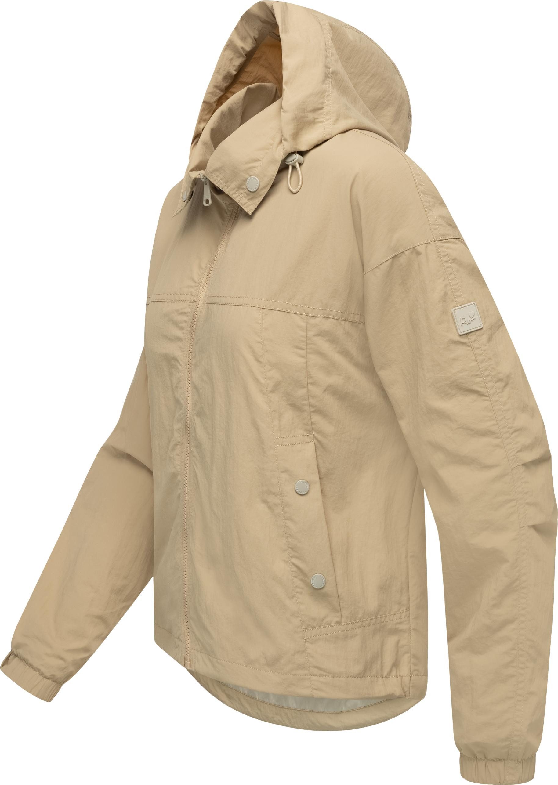 Ragwear Outdoorjacke Cerys kurze Damen Übergangsjacke mit verstaubarer Kapu günstig online kaufen