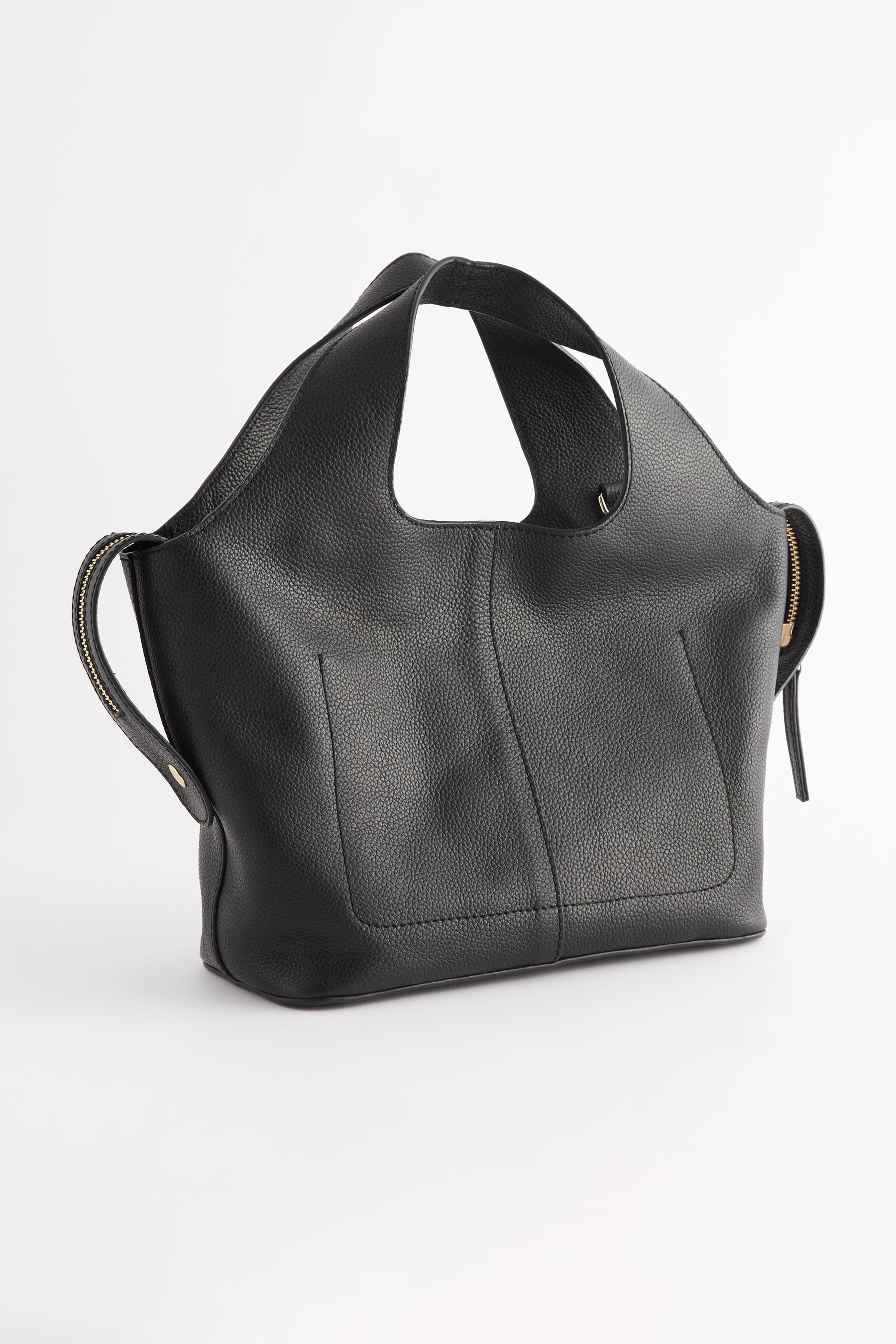 Leder (1-tlg) Next Premium-Handtasche Handtasche aus