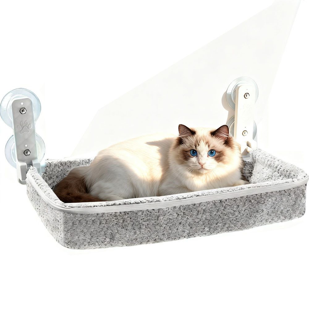 SURFOU Katzen-Hängematte Katzenfensterliege Katzen hängematte mit Saugnäpfe günstig online kaufen