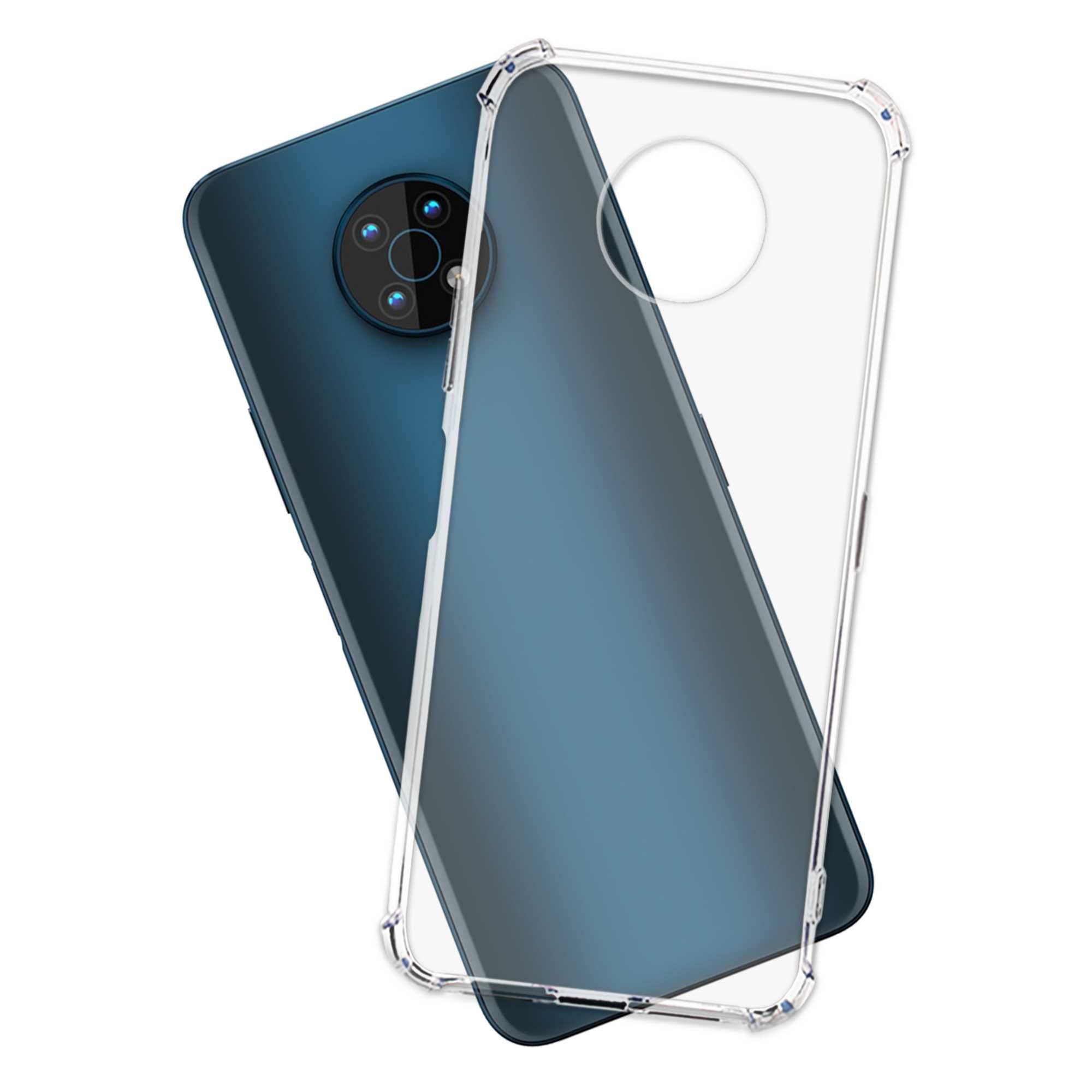 mtb more energy Smartphone-Hülle Clear Armor Case für Nokia G50 5G (TA-1358), Transparente TPU Schutzhülle Case Backcover mit Anti-Shock Verstärkung