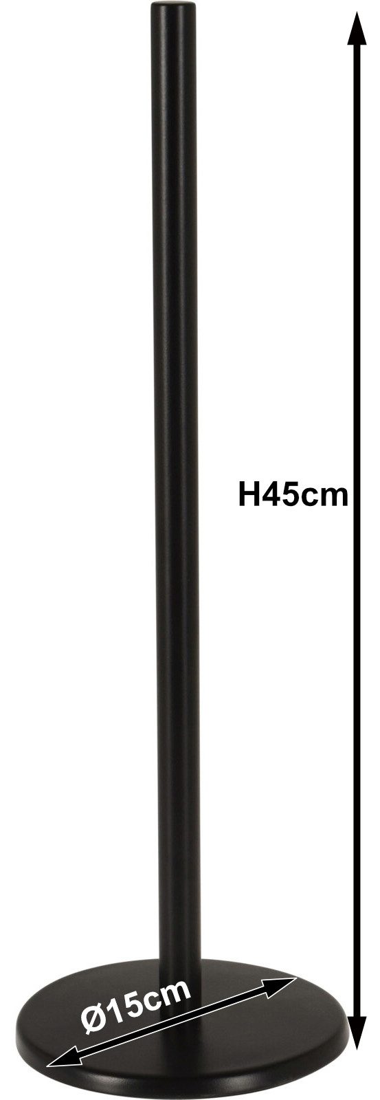 Koopman Toiletten-Ersatzrollenhalter Klopapierhalter Toilettenpapier 45 cm günstig online kaufen