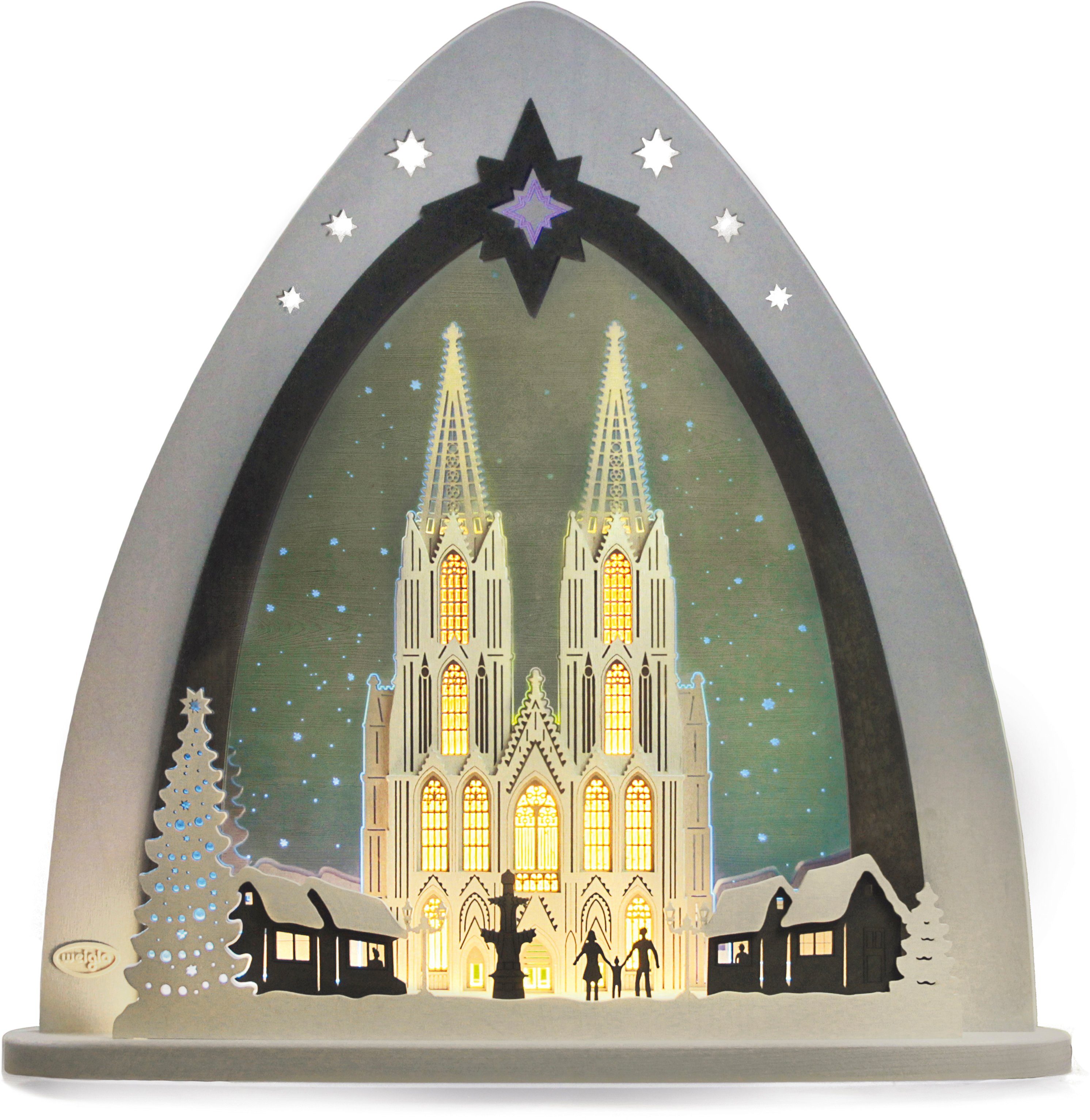 Lichterbogen Weihnachtsdeko Lichterspitze Kölner Weigla LED Dom, (1-tlg),