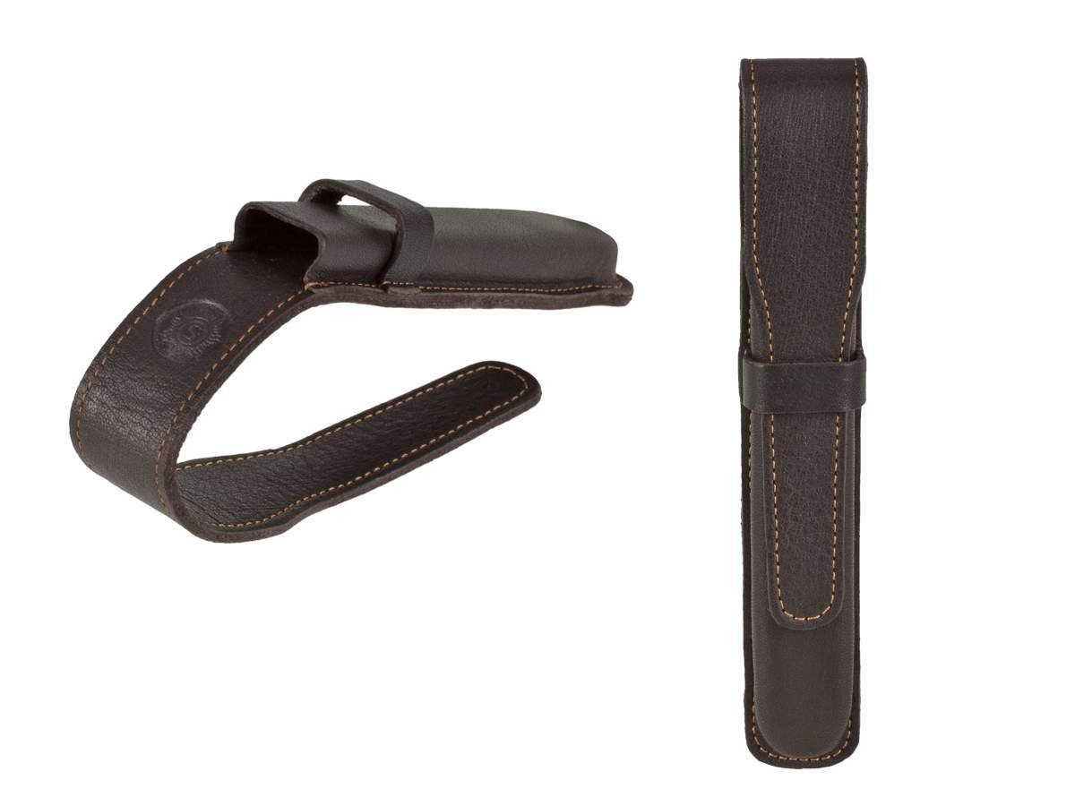 Sonnenleder Schreibgeräteetui Handke, Stiftetui, Federtasche, süddeutsches Rindleder