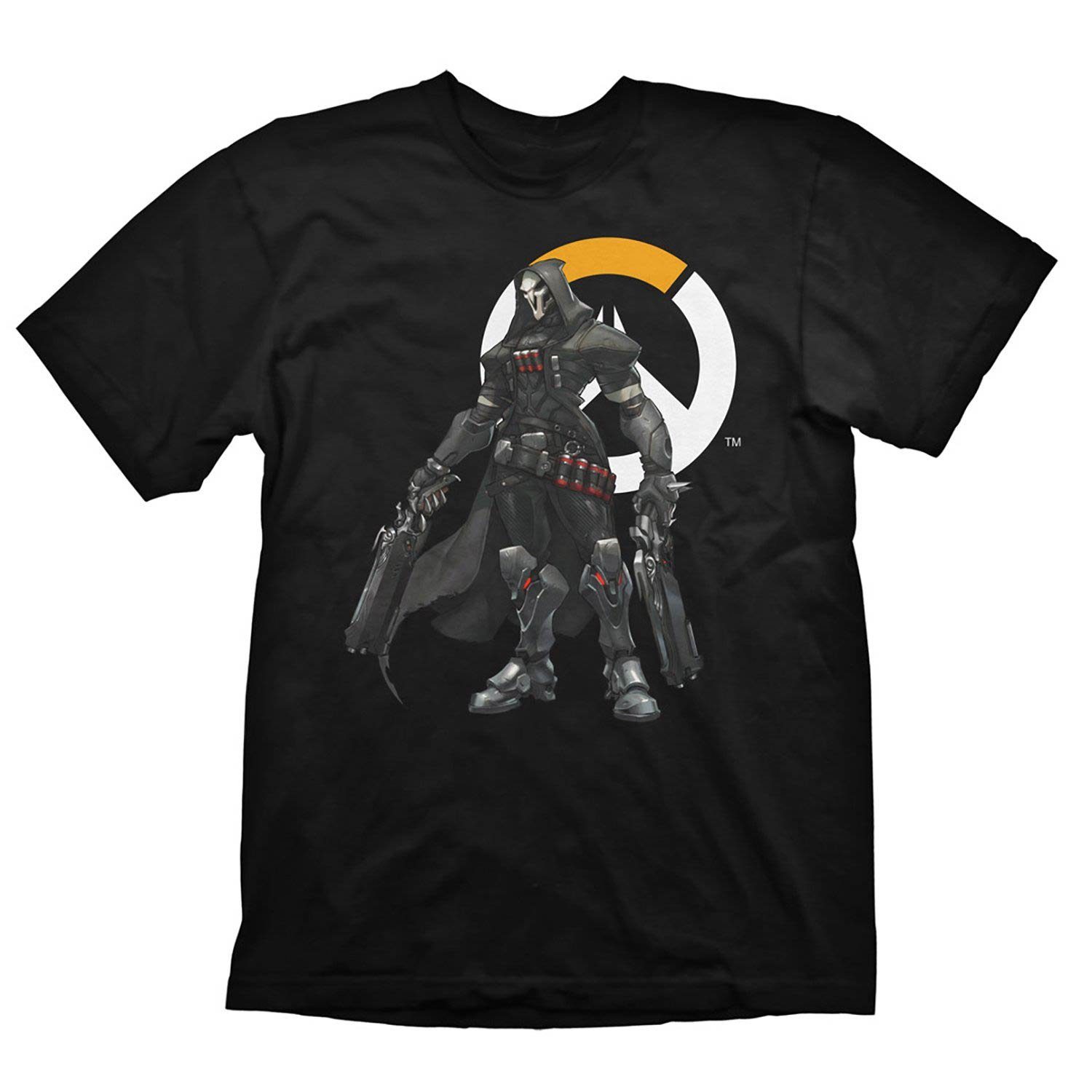 GAYA T-Shirt Overwatch T-Shirt mit Reaper Motiv, Schwarz, Größe: XXL (1-tlg) Reaper Overwatch Shirt XXL