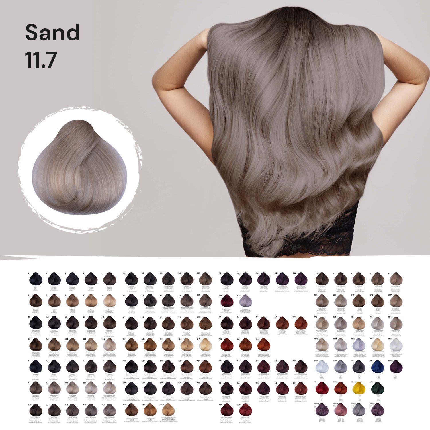 Femmas Premium Haarfarbe Femmas Hair Color, 1-tlg., Profi-Qualität