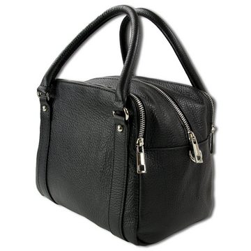 Toscanto Umhängetasche Toscanto Damen Jugend Umhängetasche (Umhängetasche), Damen, Jugend Umhängetasche, Citytasche Leder, schwarz ca. 22cm x 20cm