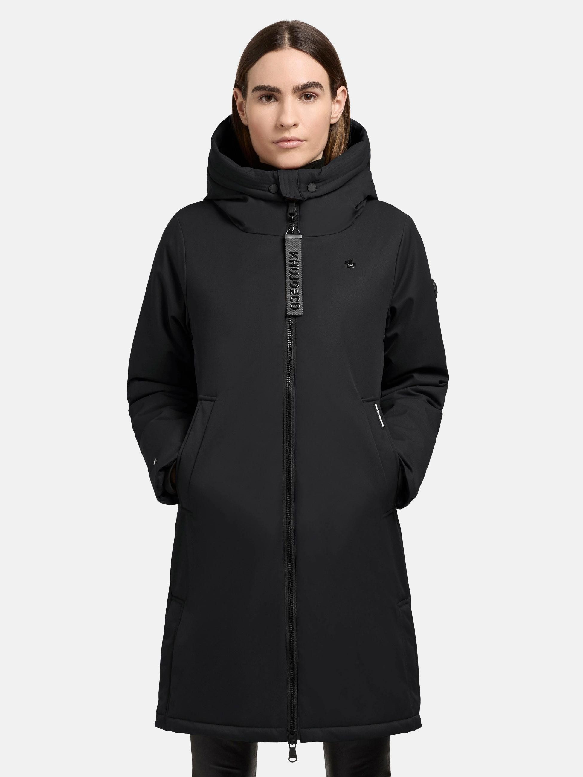 khujo Kurzmantel "Yaak3-YM", urbaner Damen Parka mit gestepptem Innenfutter günstig online kaufen