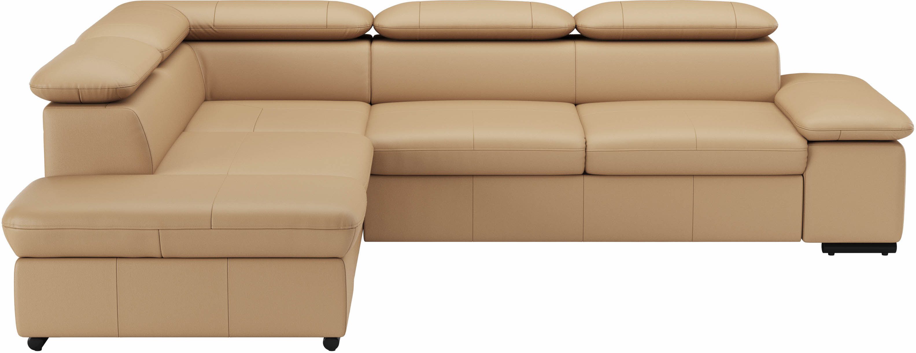 sit&more Ecksofa Alcudia L-Form, mit Armteilverstellung, optional Kopfteilverstellung und Bettfunktion
