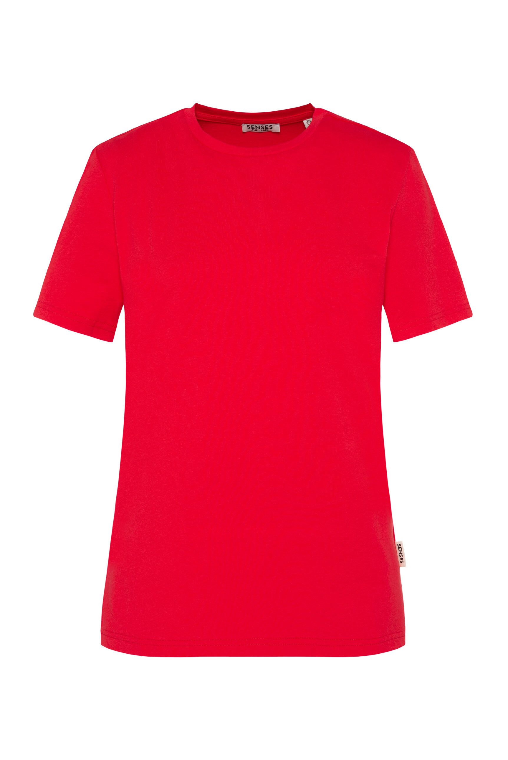 SENSES.THE LABEL Rundhalsshirt, aus Baumwolle günstig online kaufen