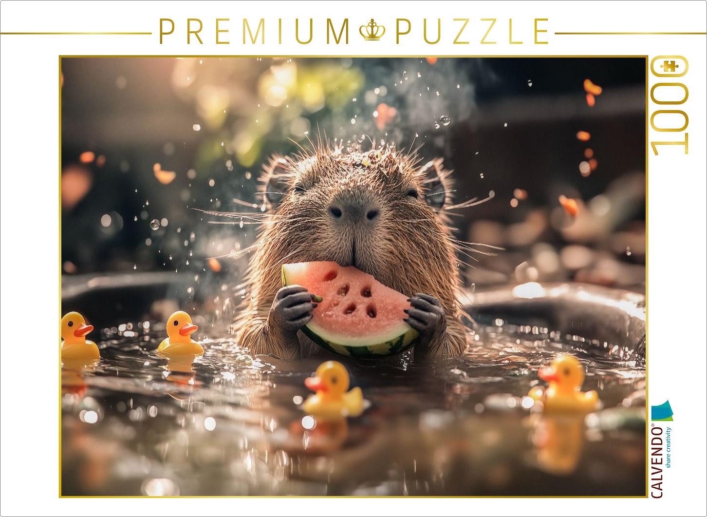 CALVENDO Puzzle CALVENDO Puzzle Capybaras sind wie Kalender ohne Montag, 10 günstig online kaufen