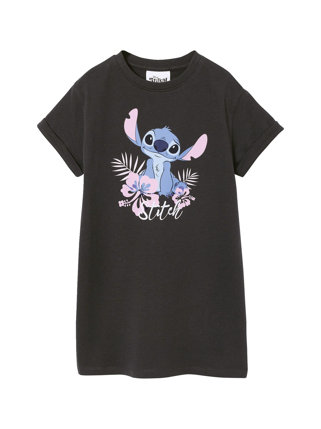 vertbaudet Minikleid Mädchen Shirtkleid Disney LILO & STITCH