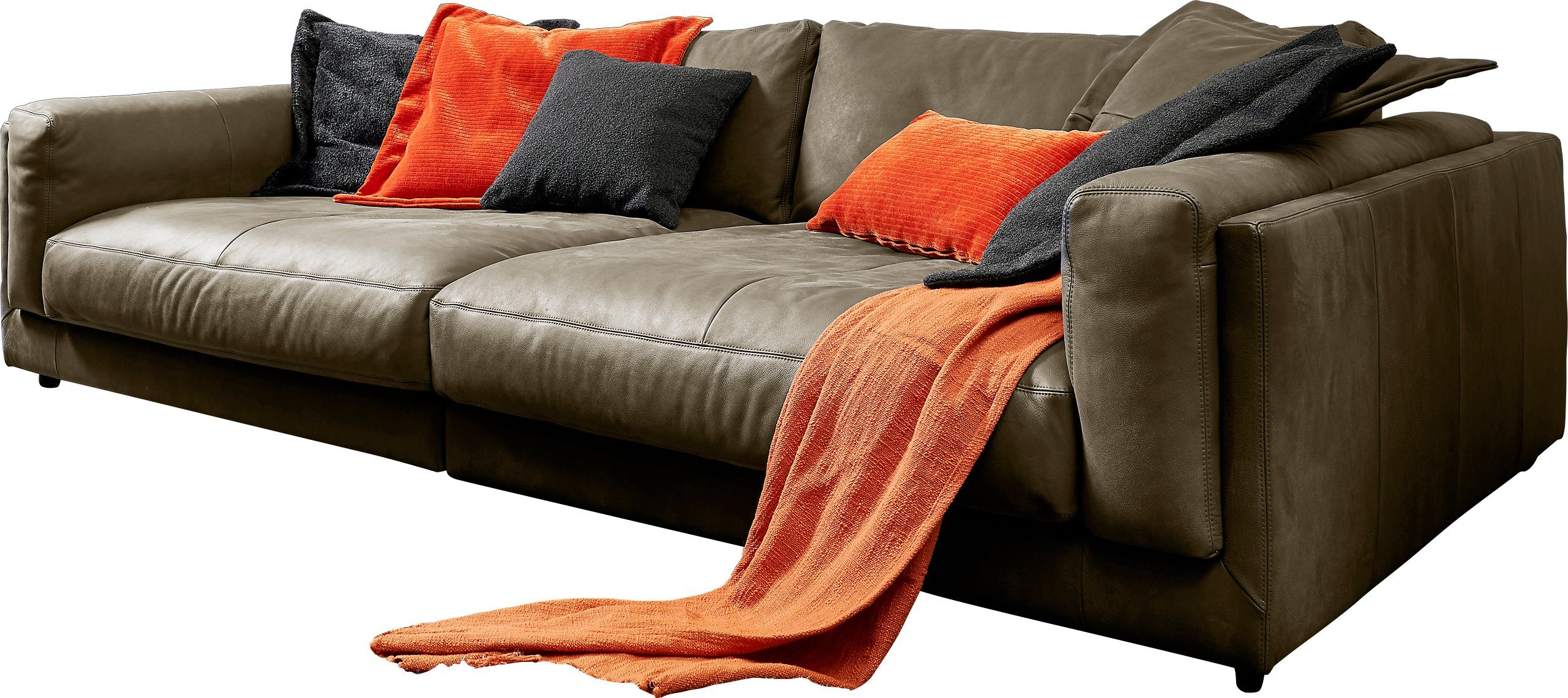 3C Candy Big-Sofa Karalis, auch in Cord-Bezug, lose Kissen, loungige  Bequemlichkeit