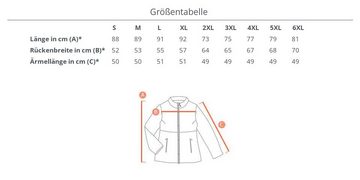 Ital-Design Steppjacke Damen Freizeit Kapuze (abnehmbar) Leicht gefüttert Übergangsjack in Grün