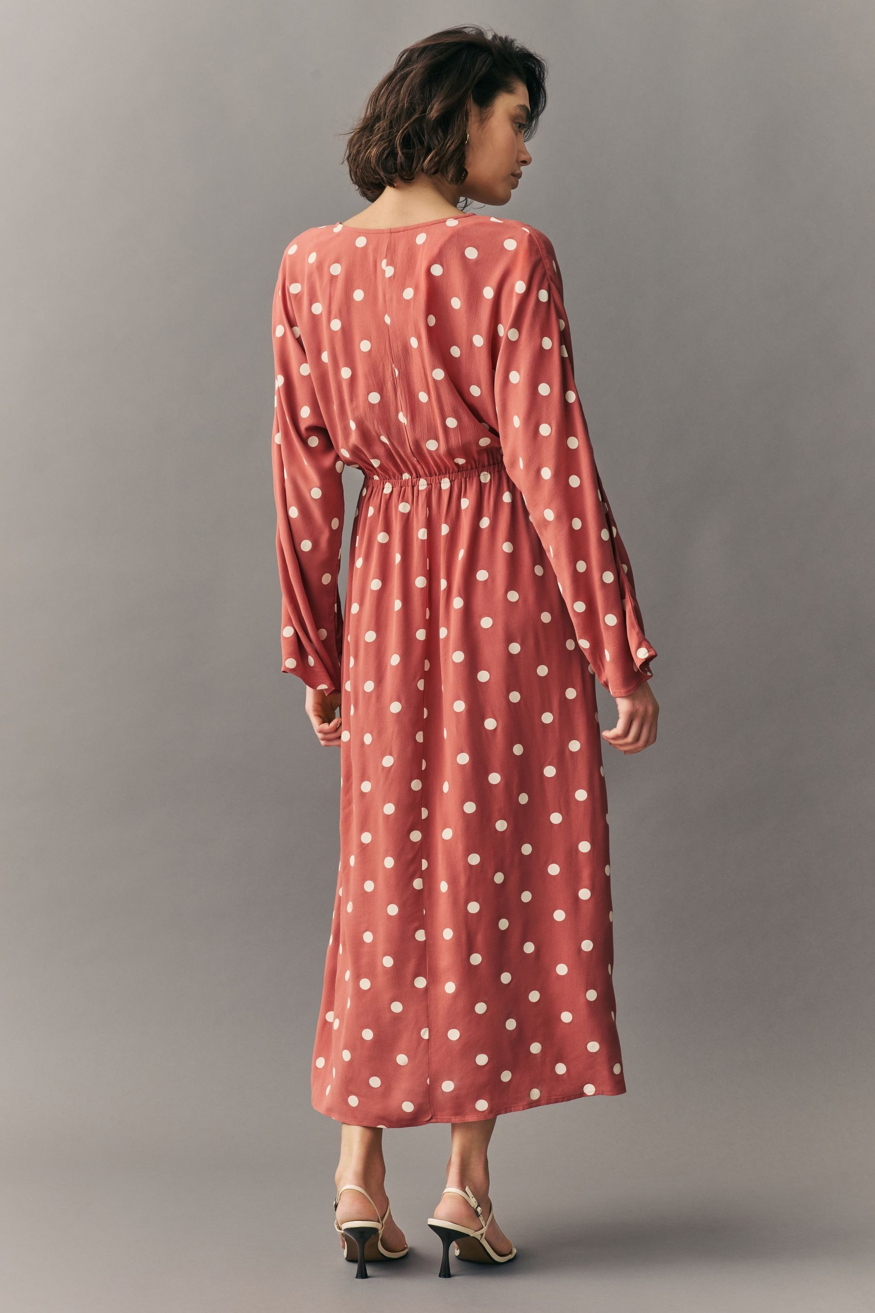 Next Maxikleid Maxikleid mit Bindegürtel und Kimonoärmeln (1-tlg) günstig online kaufen