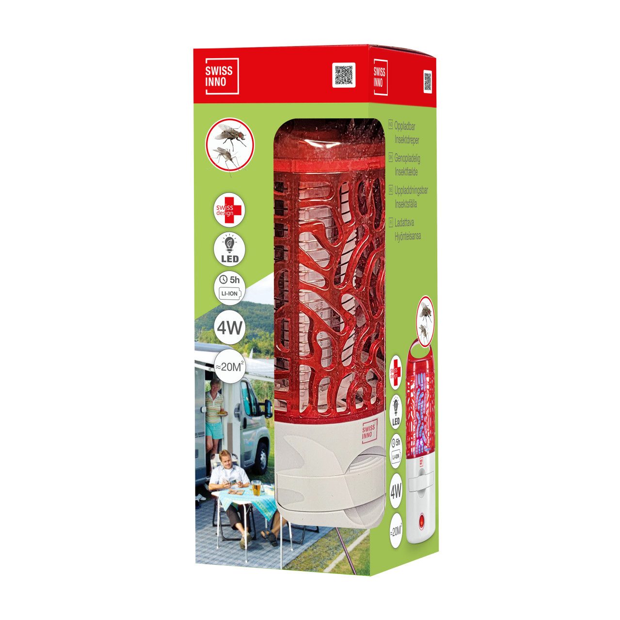 Swissinno Insektenvernichter Swissinno Insekten Falle 4 Watt LED
