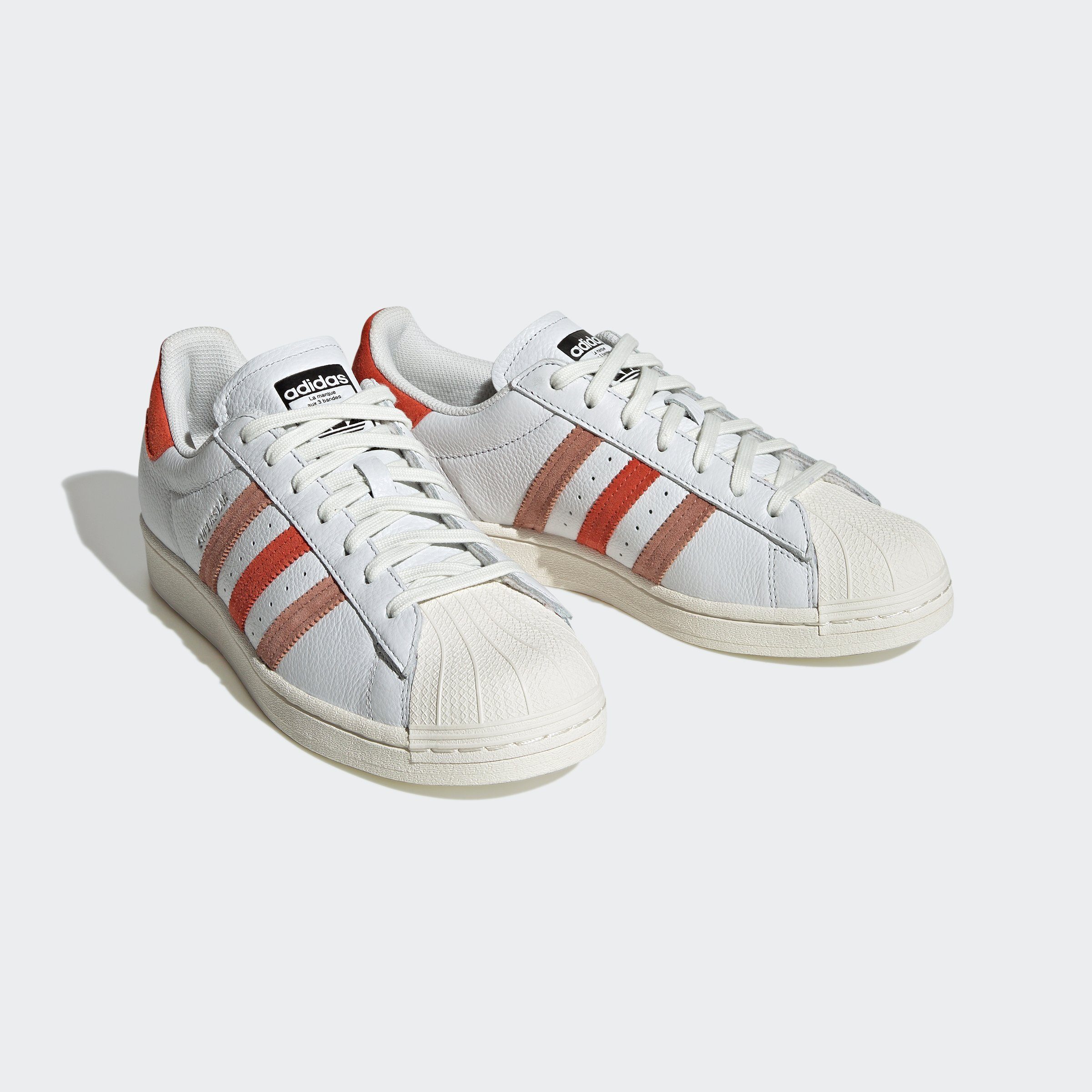 adidas Originals SUPERSTAR Preloved Clay Red Sneaker White Strata / Crystal 