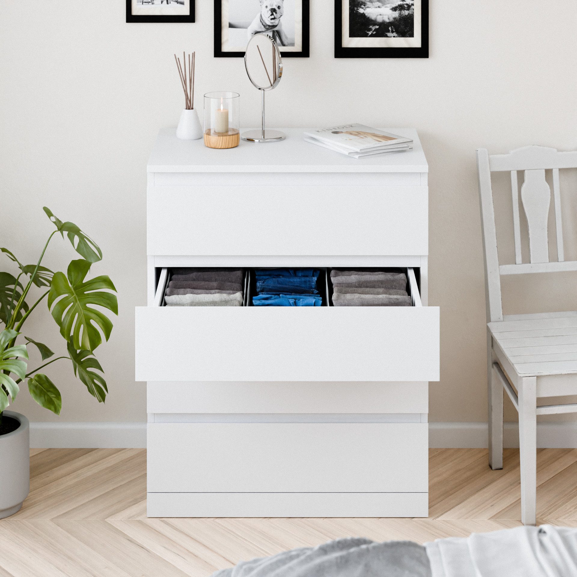 Clutter Cover Organizer für Malm Kommode (3er-Set), Boxen für Schublade günstig online kaufen