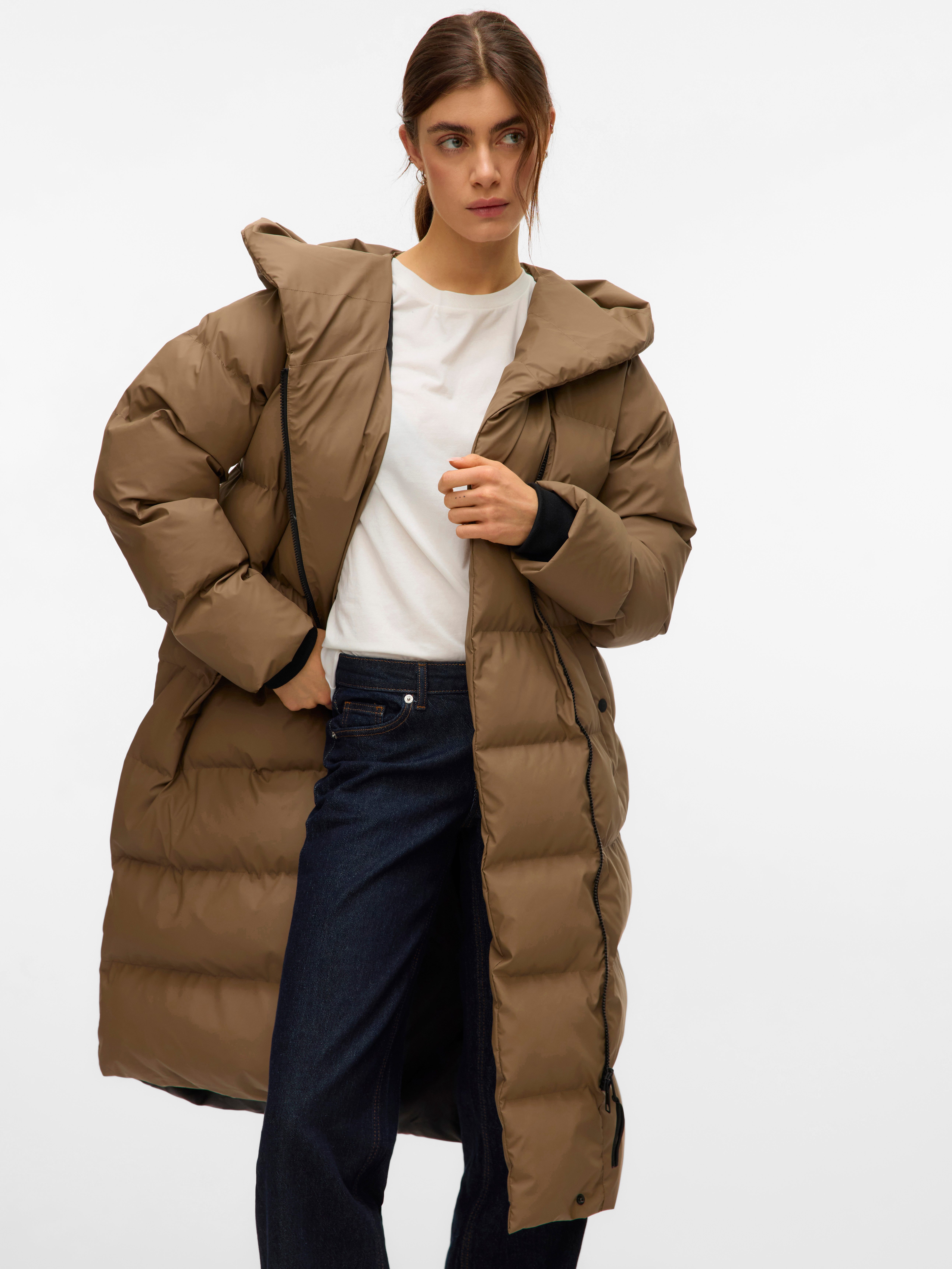 Vero Moda Steppmantel VMMIRIAM LONG COATED günstig online kaufen