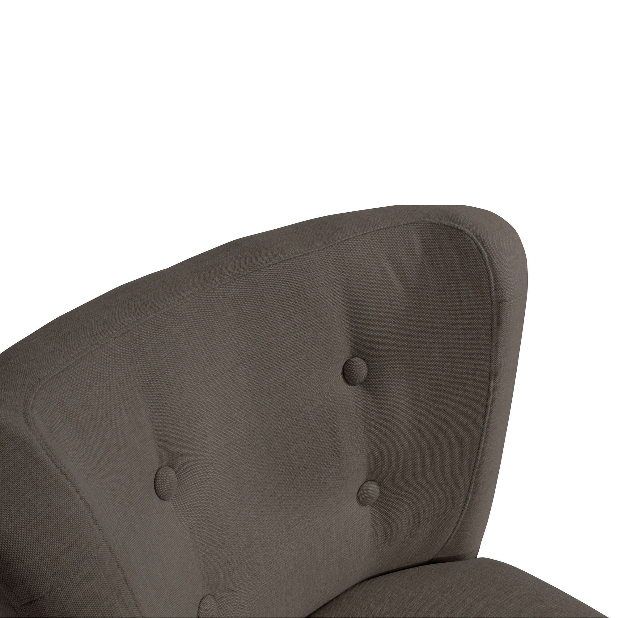 Kassi (Sparpreis aufm Sitz schwarz / Buche 58 Flachgewebe Bezug hochwertig Sessel Versand, Kostenlosem 22374 schoko Sessel inkl. 1-St), verarbeitet,bequemer Kessel