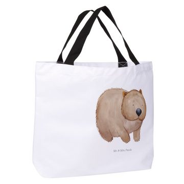 Mr. & Mrs. Panda Shopper Wombat - Weiß - Geschenk, Alltagstasche, Gute Laune, lustige Sprüche, (1-tlg), Vielseitig nutzbar