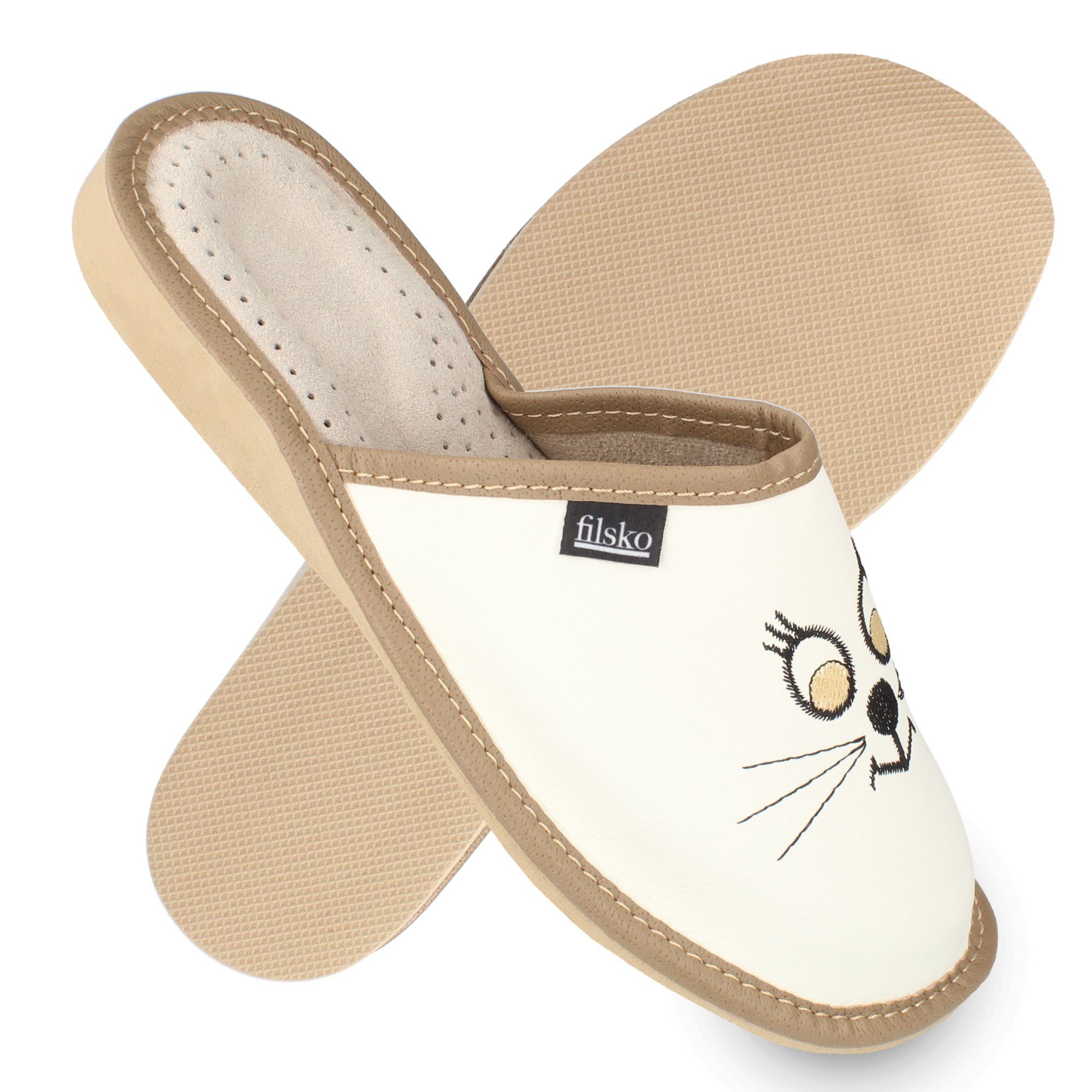 Kotka mit Katzengesicht Damen Hausschuh