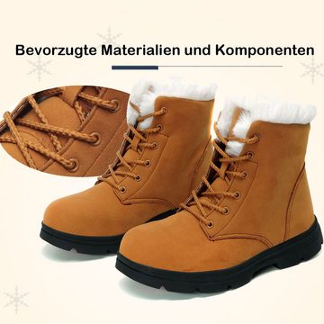 HUSKSWARE Winterboots (Damen Fashion, Mid Calf Outdoor-Stiefel) Komfort und Wärme