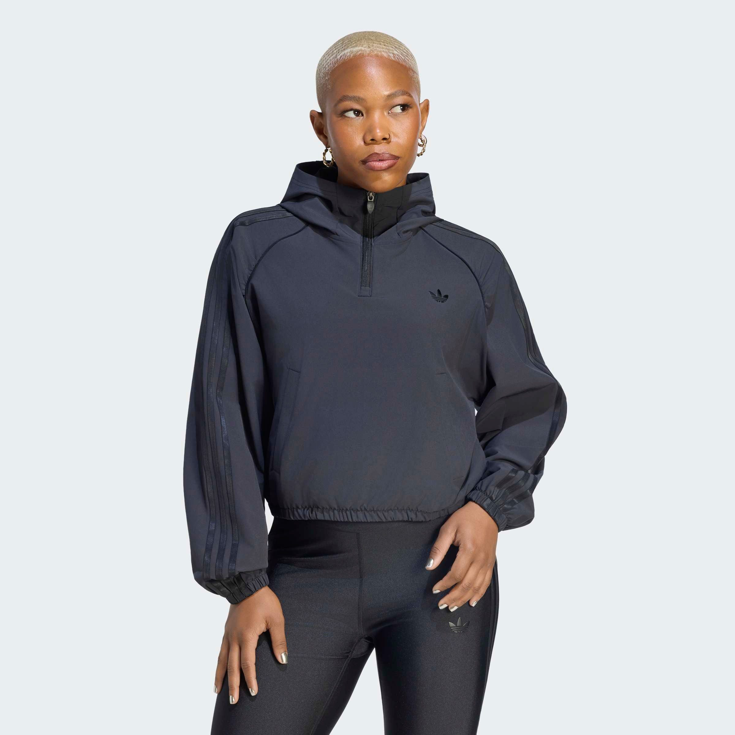 adidas Performance Sweatshirt ADIDAS ORIGINALS SPORT locker geschnittene Half-Zip Trainingsjacke, Ansicht 1