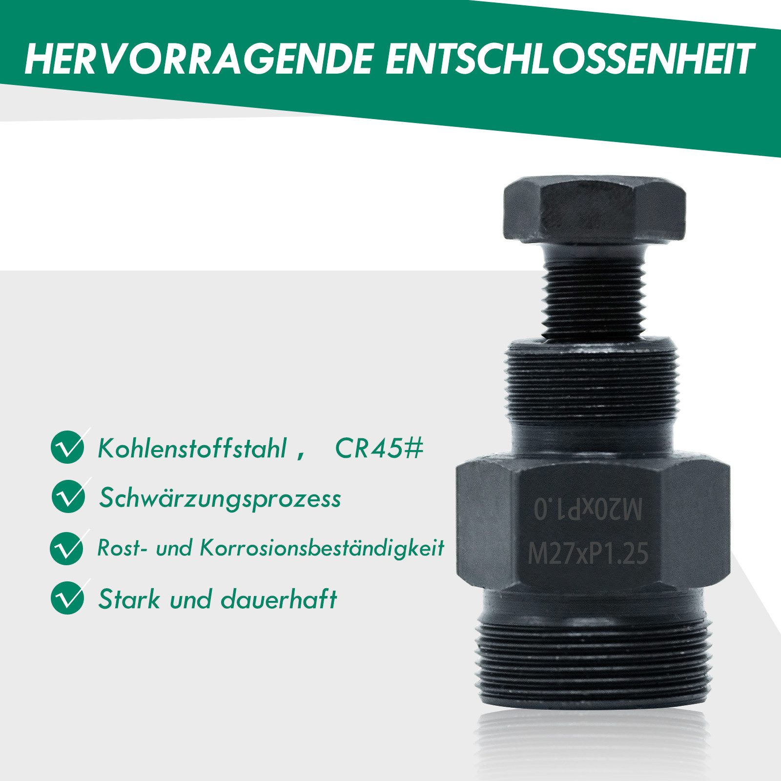 CCLIFE Multitool 10tlg Polradabzieher Polrad Abzieher Satz Set, (10 St)