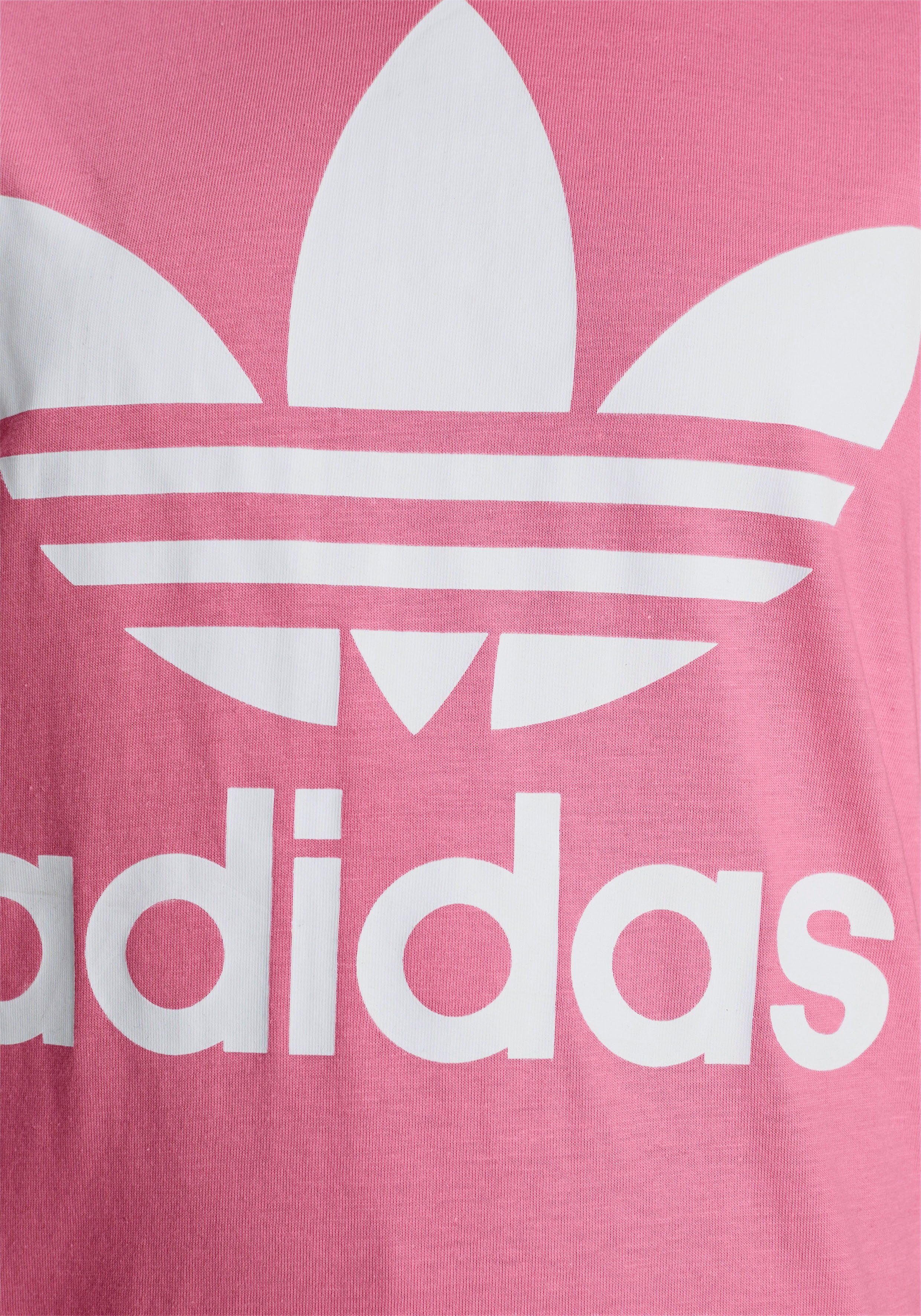 adidas Originals T-Shirt Bliss / TREFOIL Pink Unisex TEE White