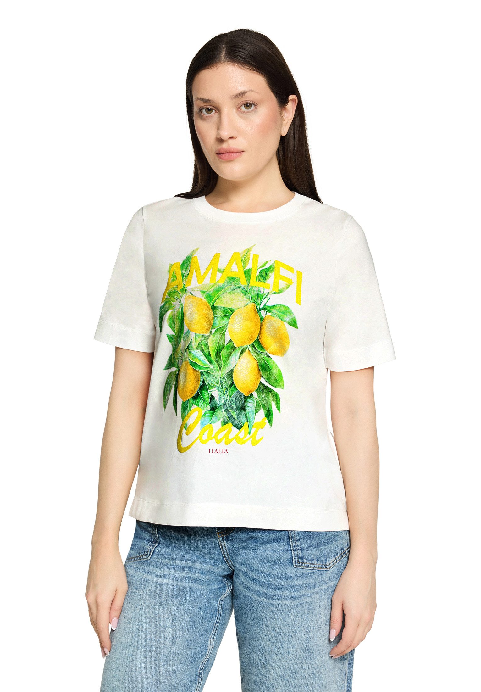 Cartoon Kurzarmshirt Damen mit Rundhalsausschnitt (1-tlg) günstig online kaufen